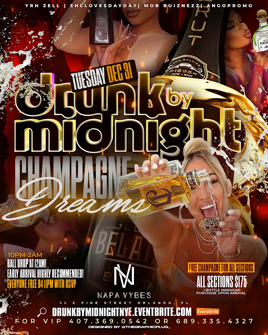 DRUNK BY MIDNIGHT “Champagne Dreams” – Orlando, FL