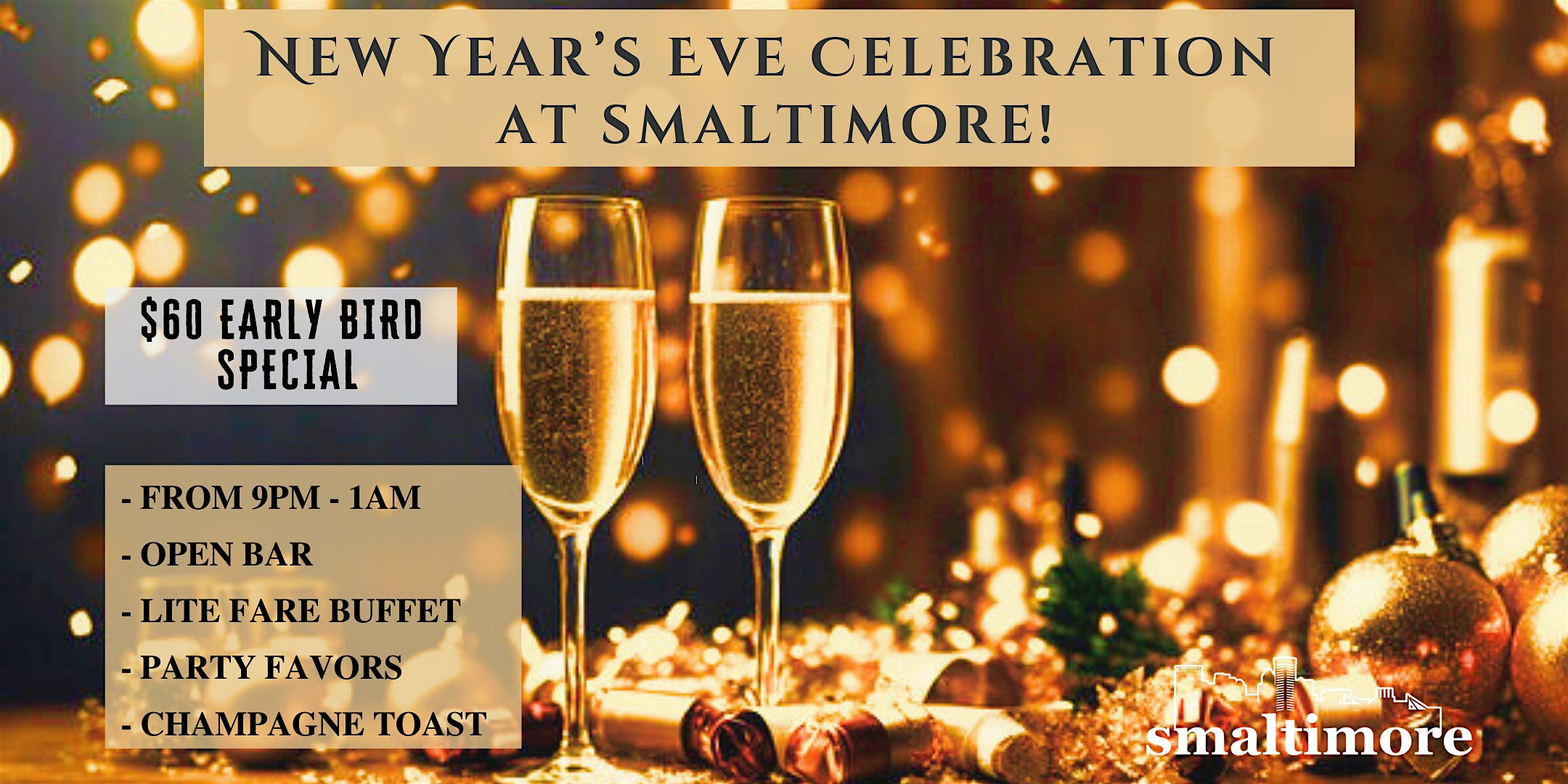 NYE Party at Smaltimore – Baltimore, MD