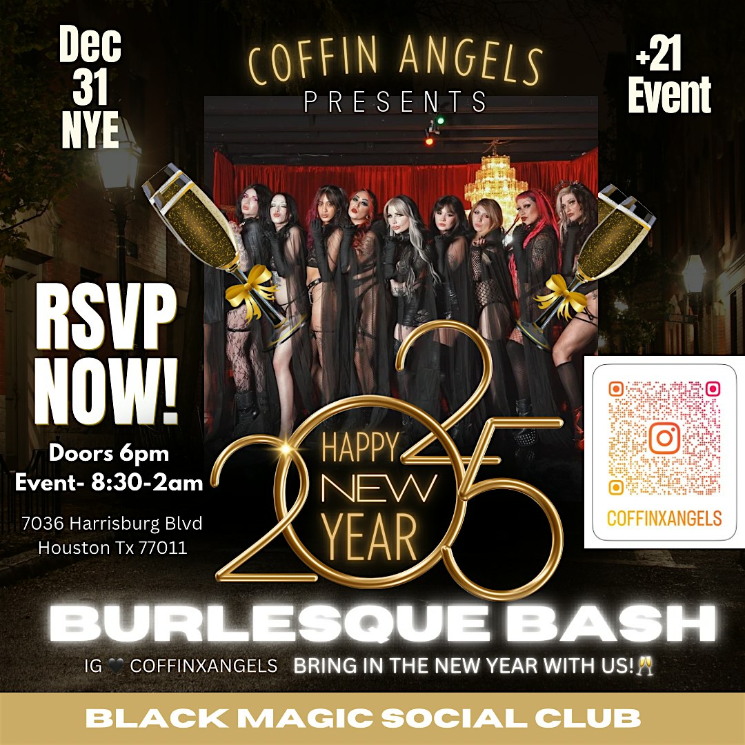 Coffin Angels NYE Burlesque Bash – Houston, TX