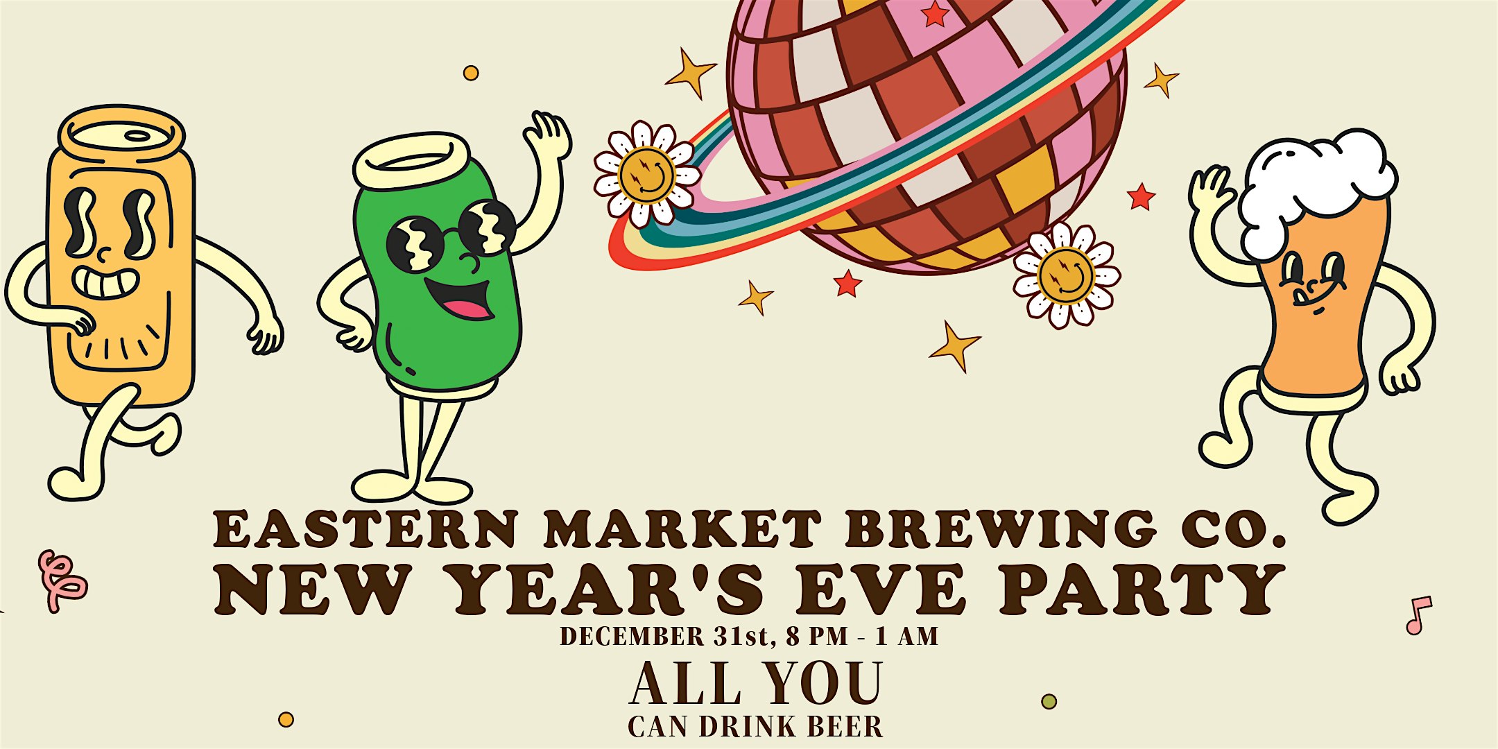 Eastern Market Brewing Co. New Year’s Eve Party – Detroit, MI