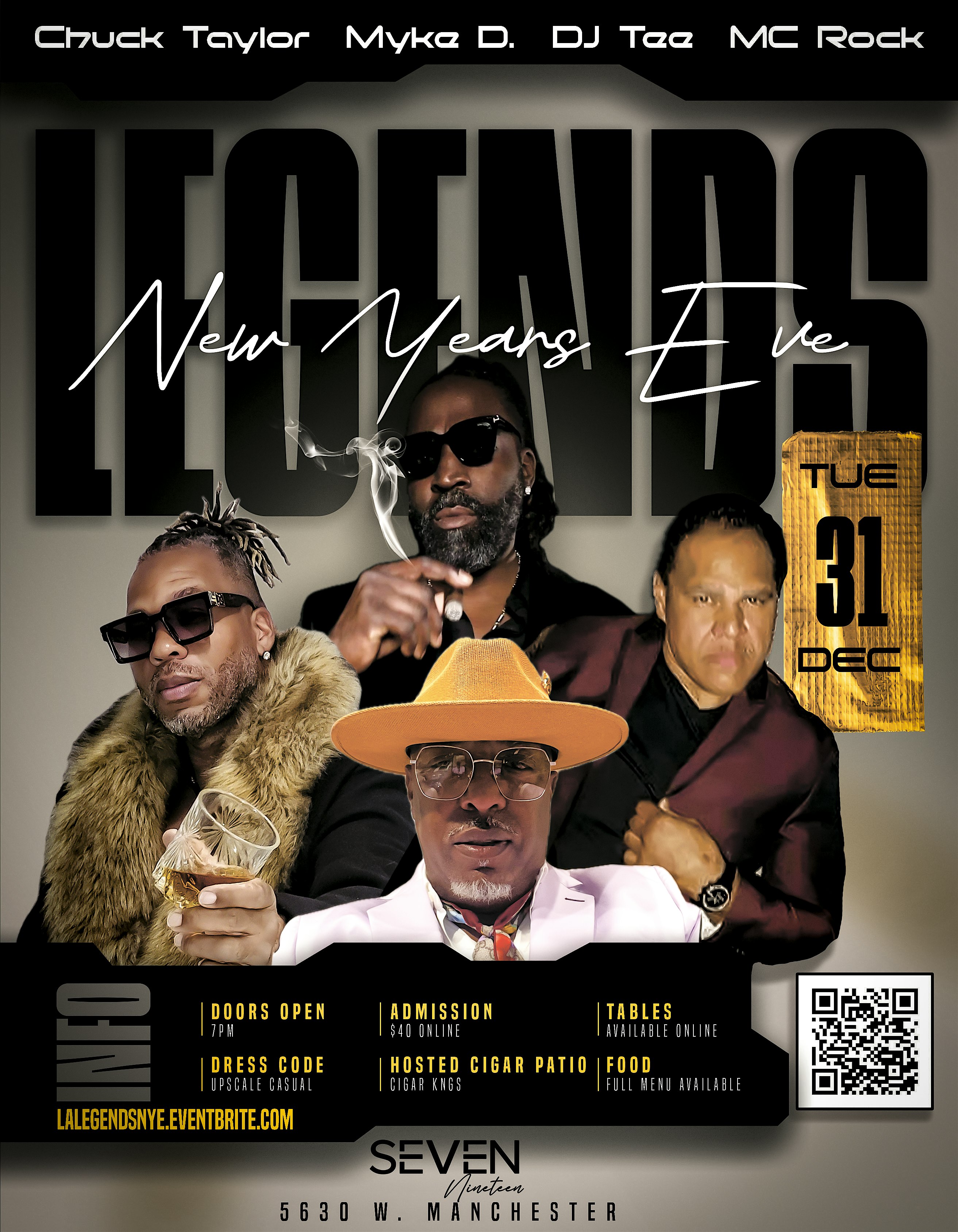 Legends New Years Eve – Los Angeles, CA