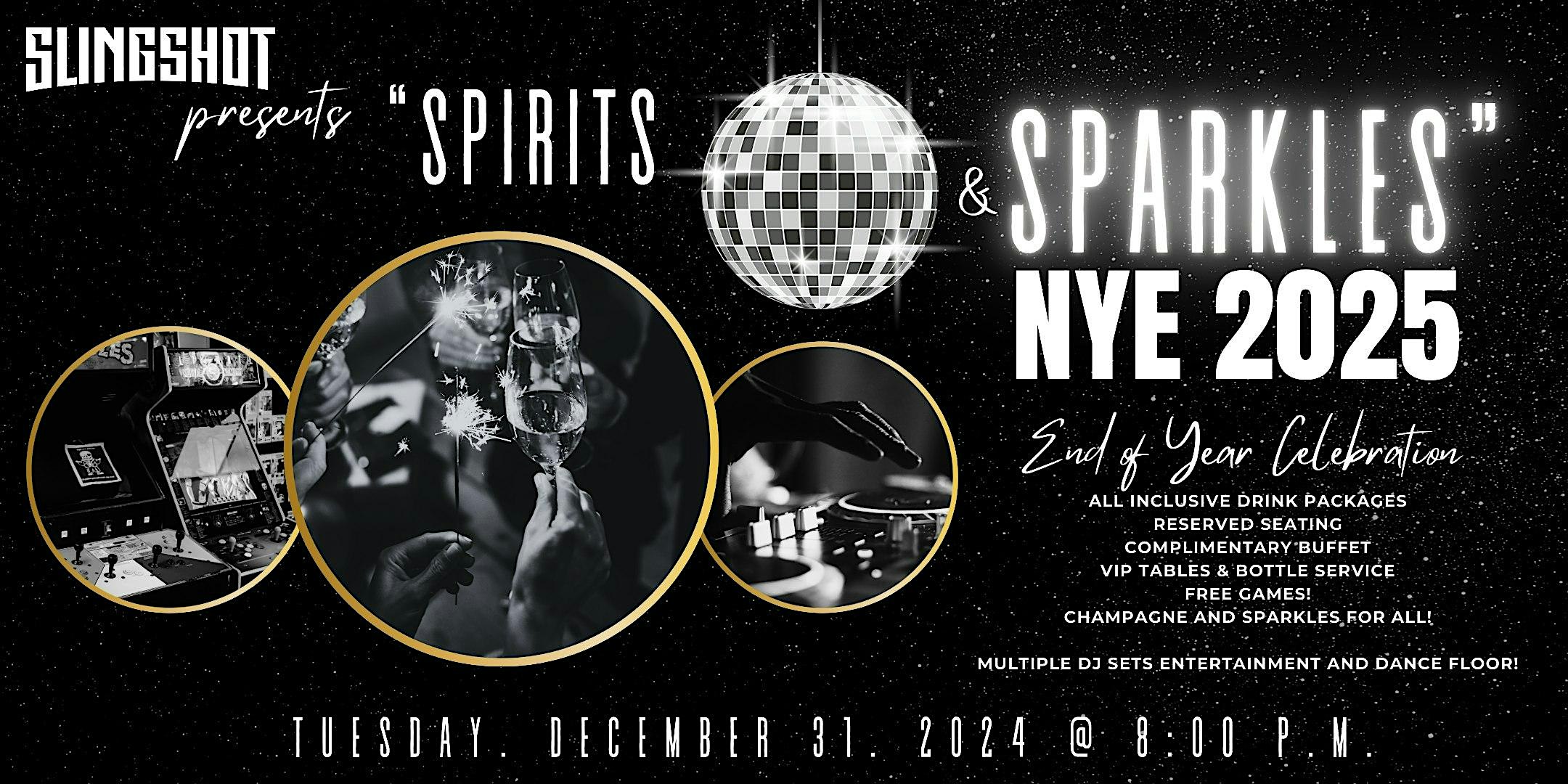 SPIRITS & SPARKLES NYE 2025 – Charlotte, NC