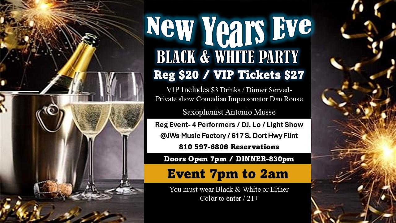 MID-MICHIGAN NEW YEAR’S EVE – Flint, MI