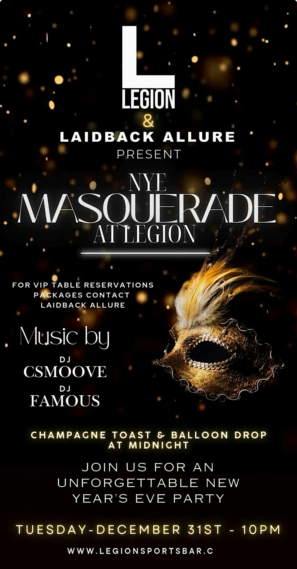 NYE Masquerade 2025 – Bellevue, WA