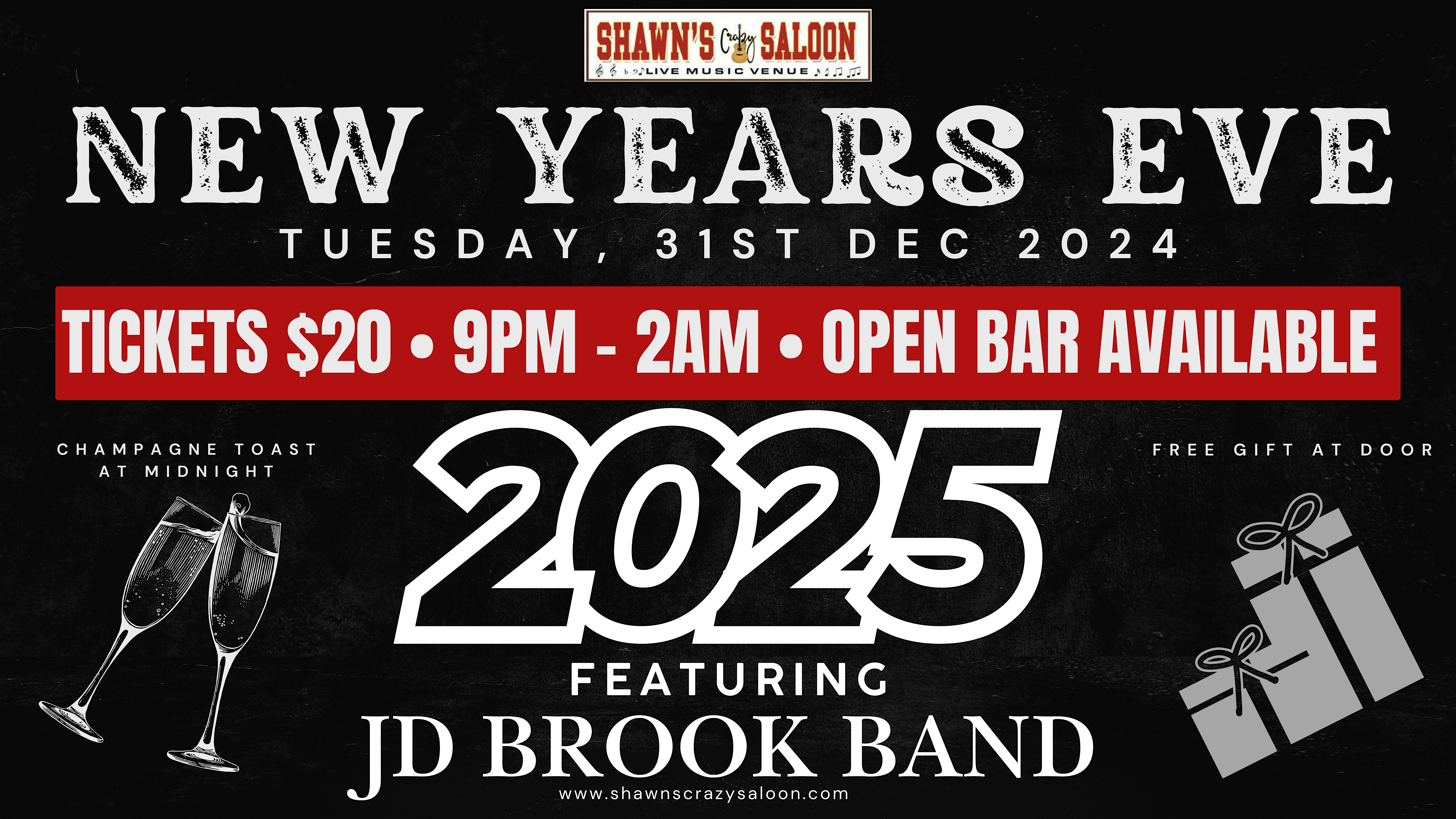 New Years Eve Party Featuring JD Brook Band – North Arlington, NJ