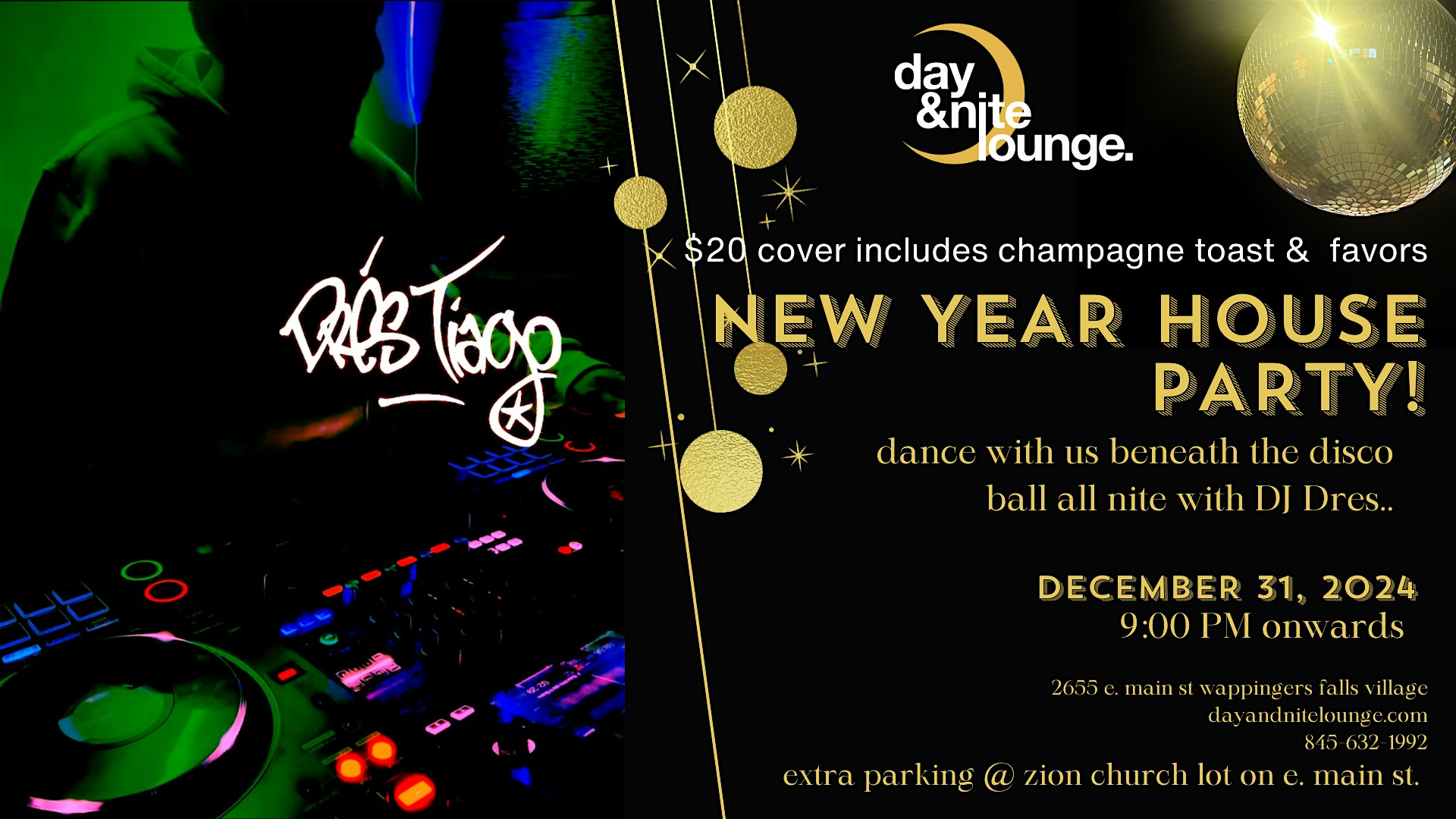 NYE house party featuring DJ Dres – Wappingers Falls, NY