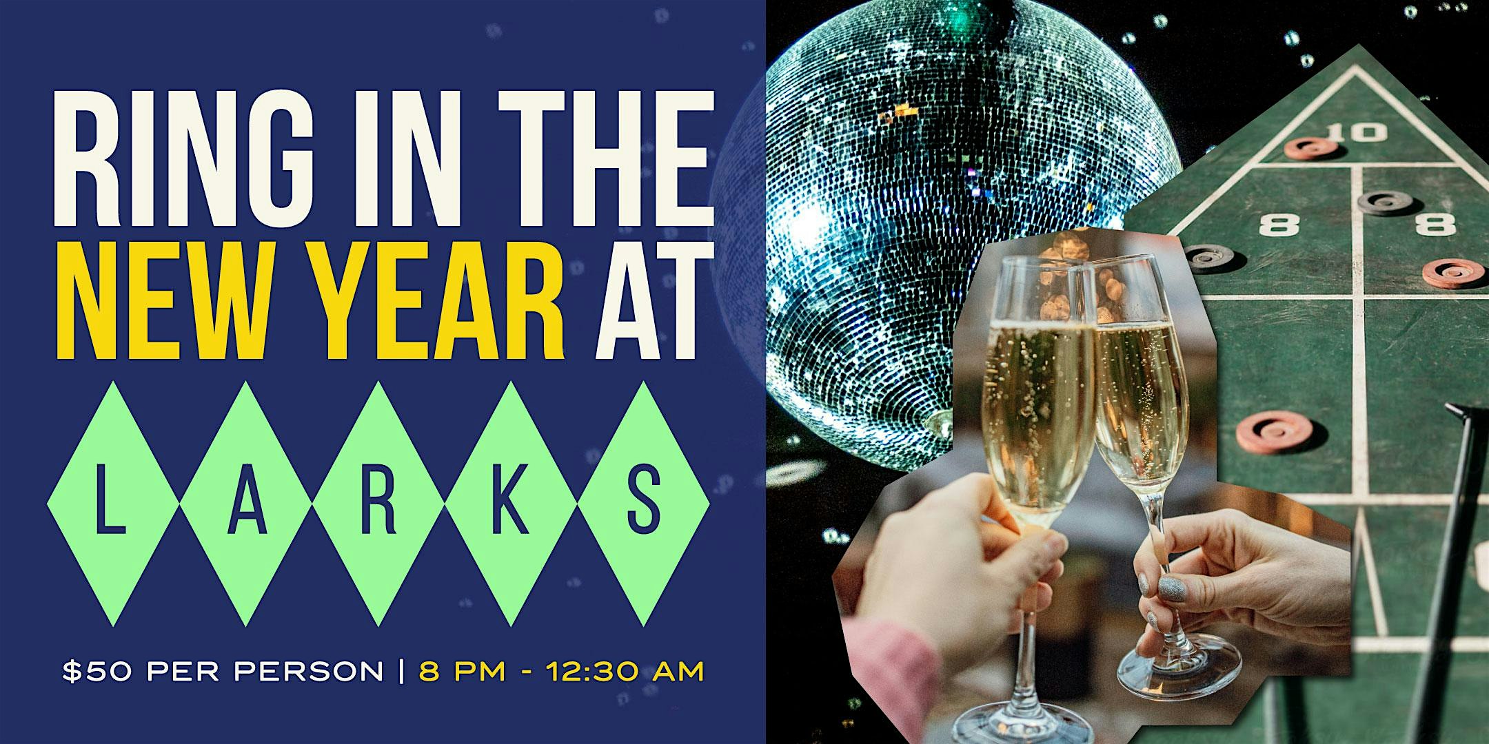 New Years Eve Bash at Larks: Shuffle Into 2025! – Kansas City, MO