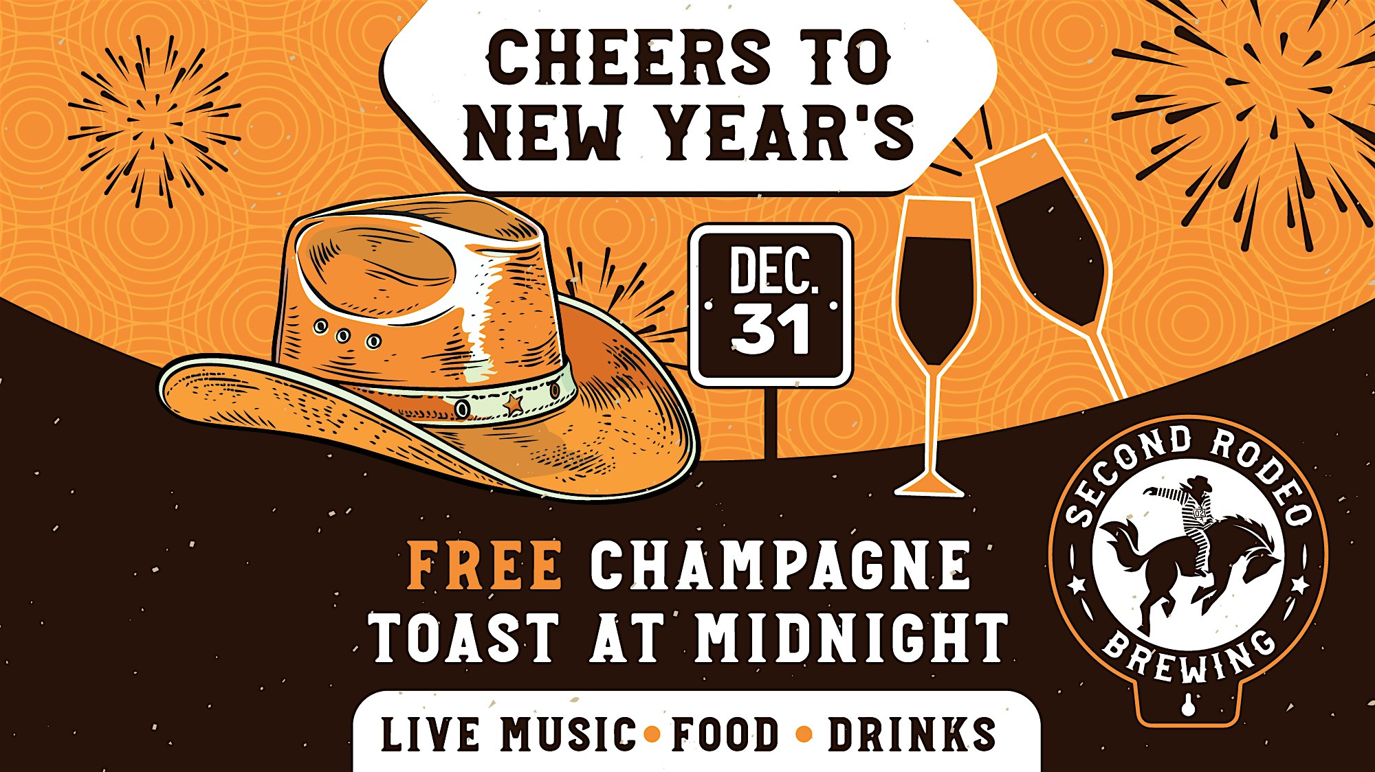 Cheers To New Year’s @ Second Rodeo Brewing – Fort Worth, TX