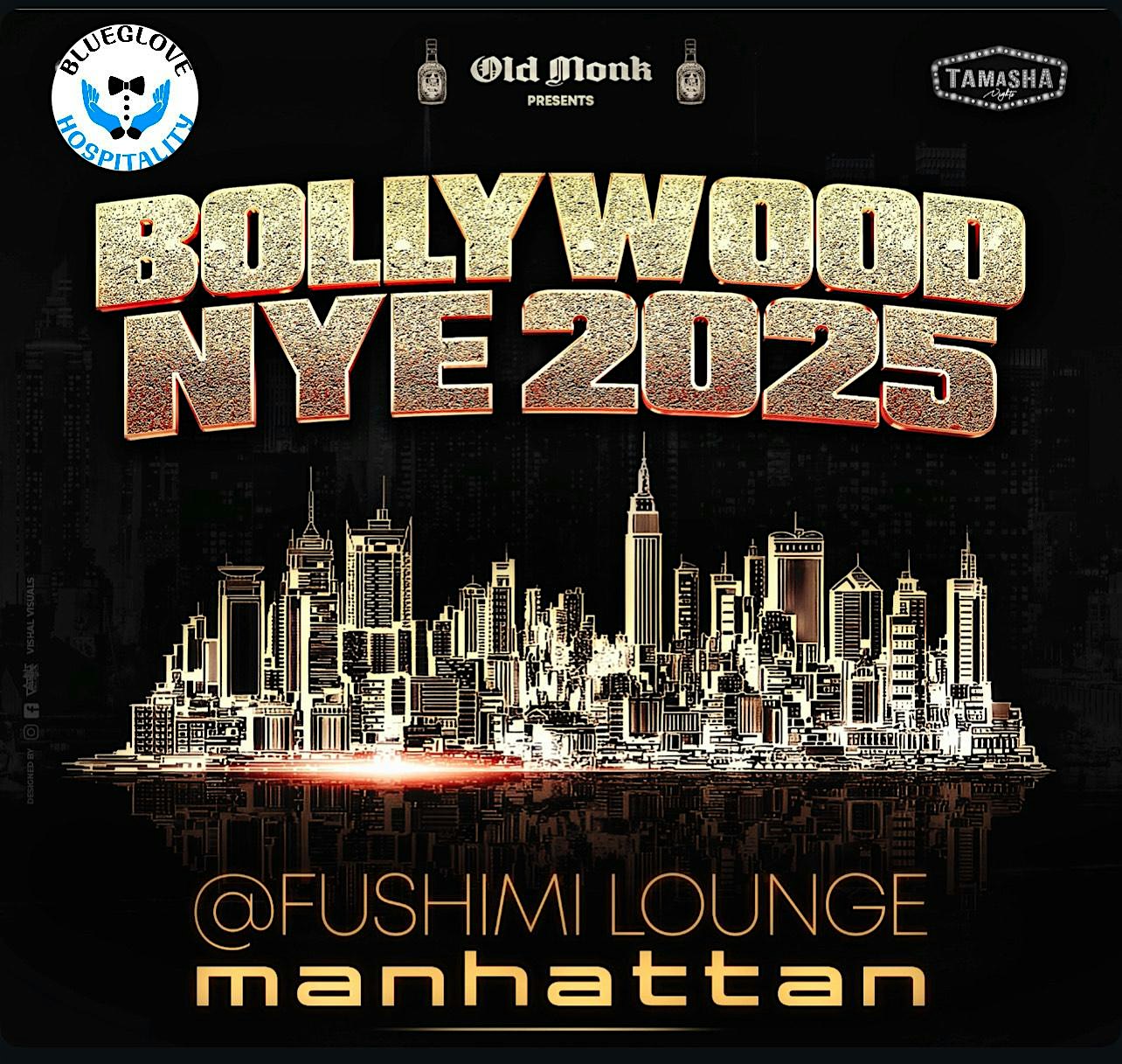 TIMES SQUARE BOLLYWOOD NEW YEAR’S EVE 2025 @ FUSHIMI | NYC – New York, NY