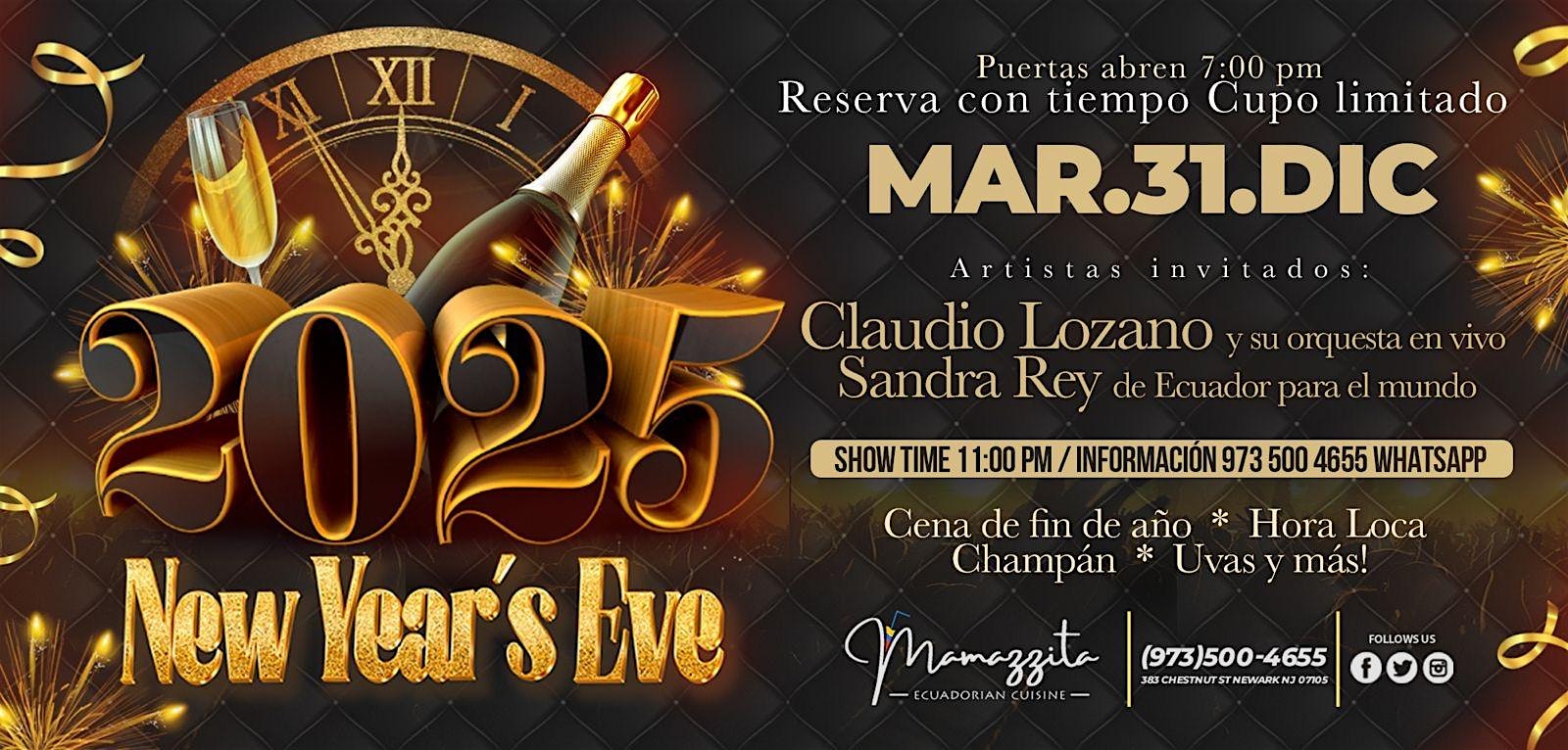 RECIBE EL AÑO 2025 !NEW YEAR’S EVE! – Newark, NJ