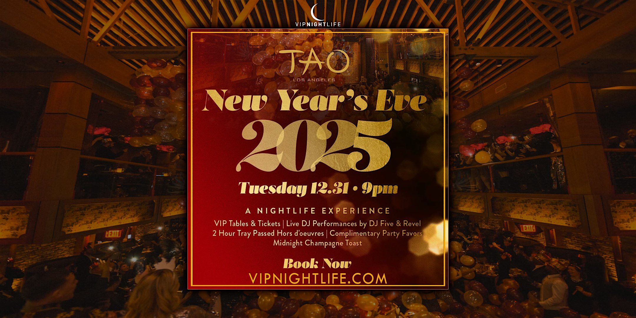 New Year’s Eve 2025 | TAO Los Angeles – Los Angeles, CA