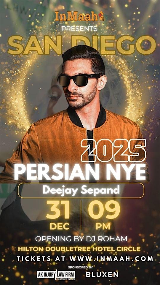 San Diego NYE 2025 Persian Party – San Diego, CA