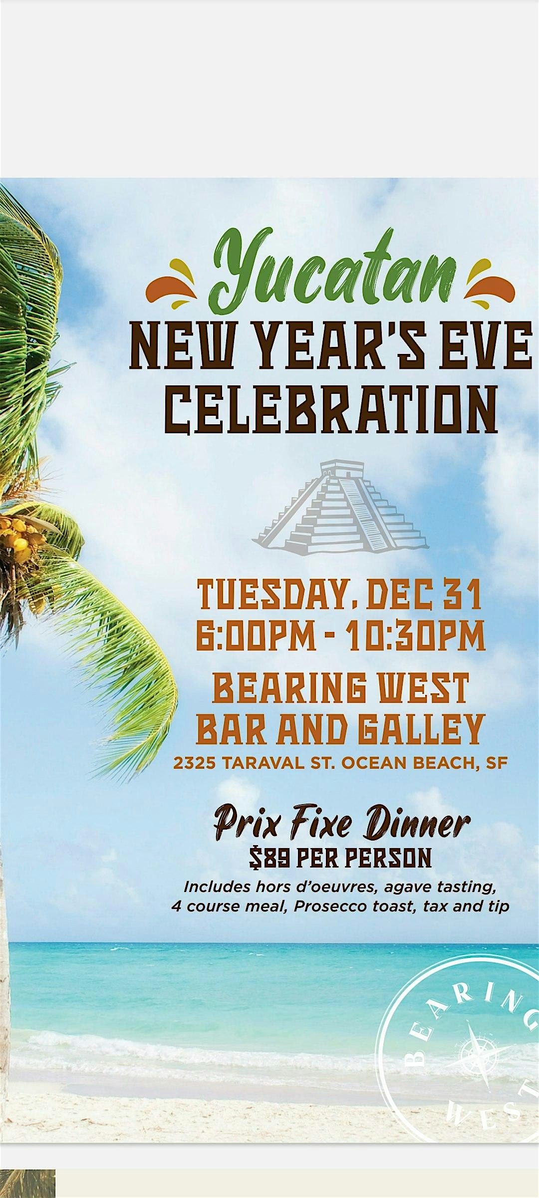 BEARING WEST BAR & GALLEY – NEW YEARS EVE 2025 PARTY – San Francisco, CA