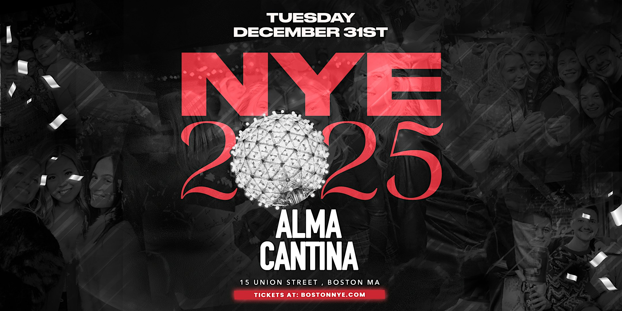 ALMA CANTINA – New Year’s Eve 2025 – Boston – Boston, MA