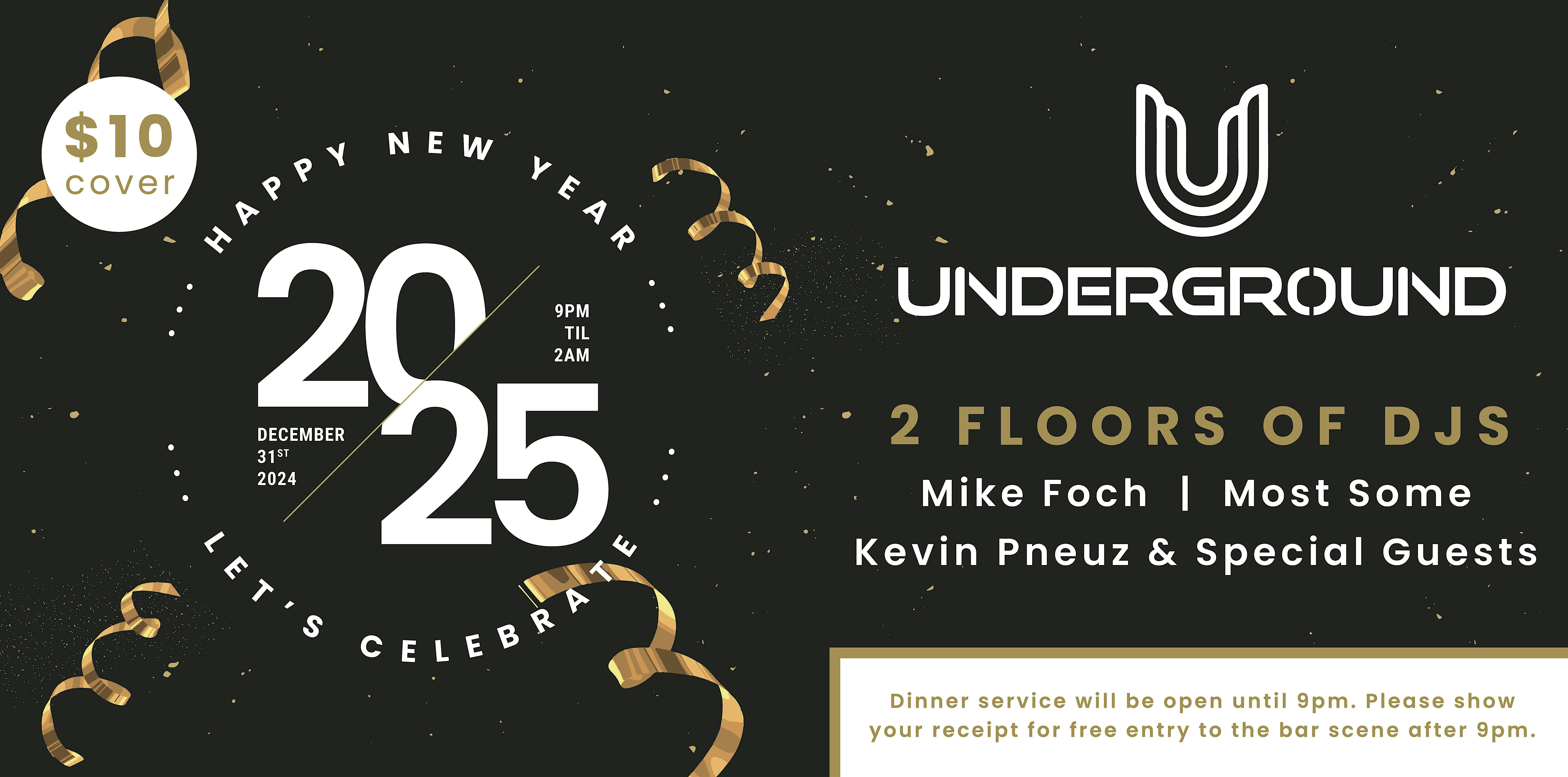 VBC x Underground 2024 NYE Party – Somerville, NJ