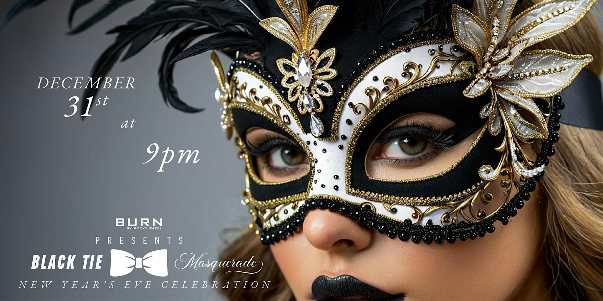 Black Tie Masquerade NYE Party at BURN! // BURN Pittsburgh – Pittsburgh, PA