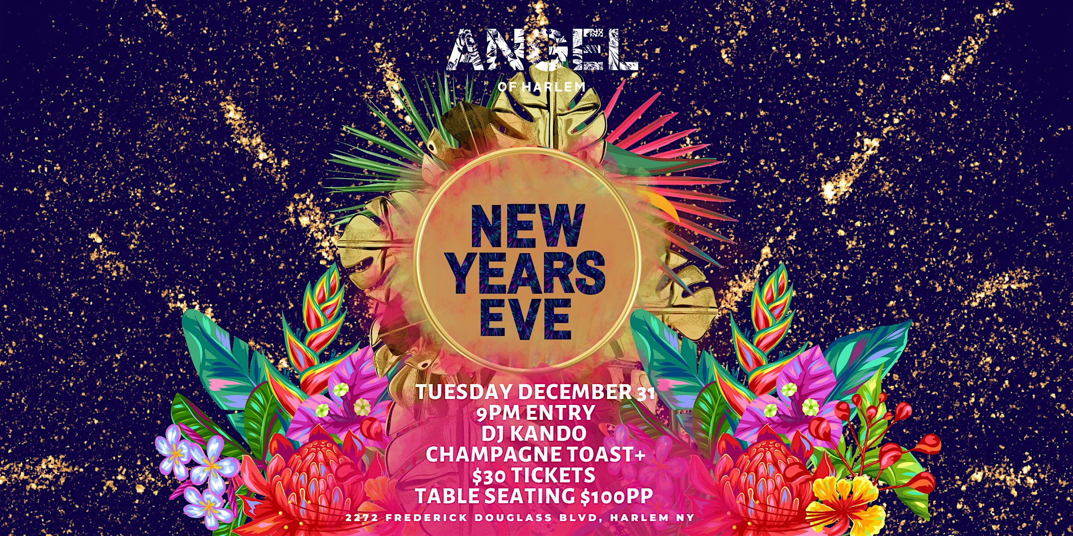 New Year’s Eve Party at Angel of Harlem – New York, NY