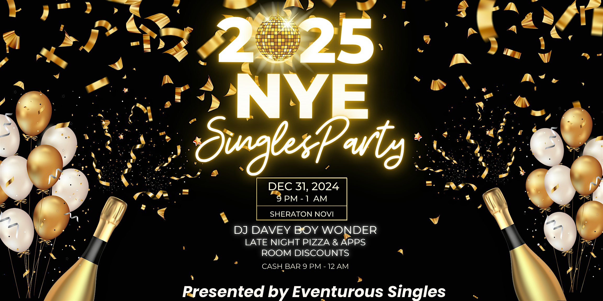 NYE Singles Party – Novi, MI