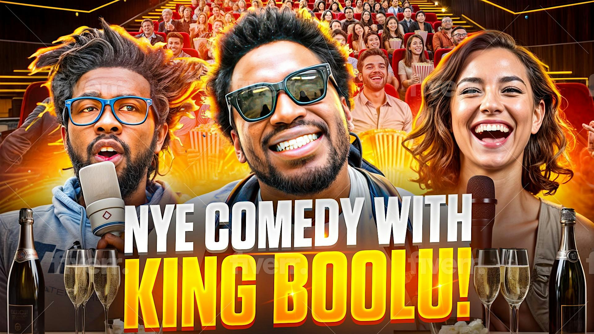 “ISHME” NYE Comedy w/King Boolu with Free After Party (Oakland)! – Oakland, CA