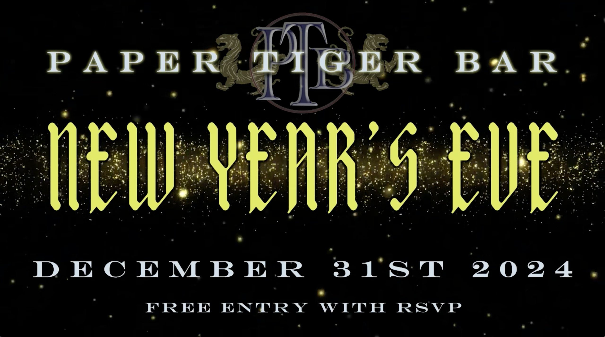 New Year’s Eve @ Paper Tiger Bar – Los Angeles, CA