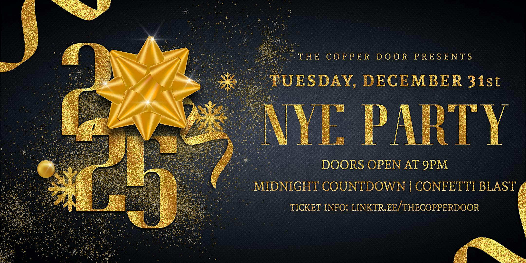 2025 OC New Year’s Eve Party at Copper Door – Santa Ana, CA