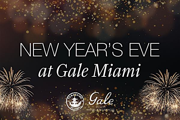 NYE Dinner at Gale Miami by Yamashiro Hollywood – Miami, FL