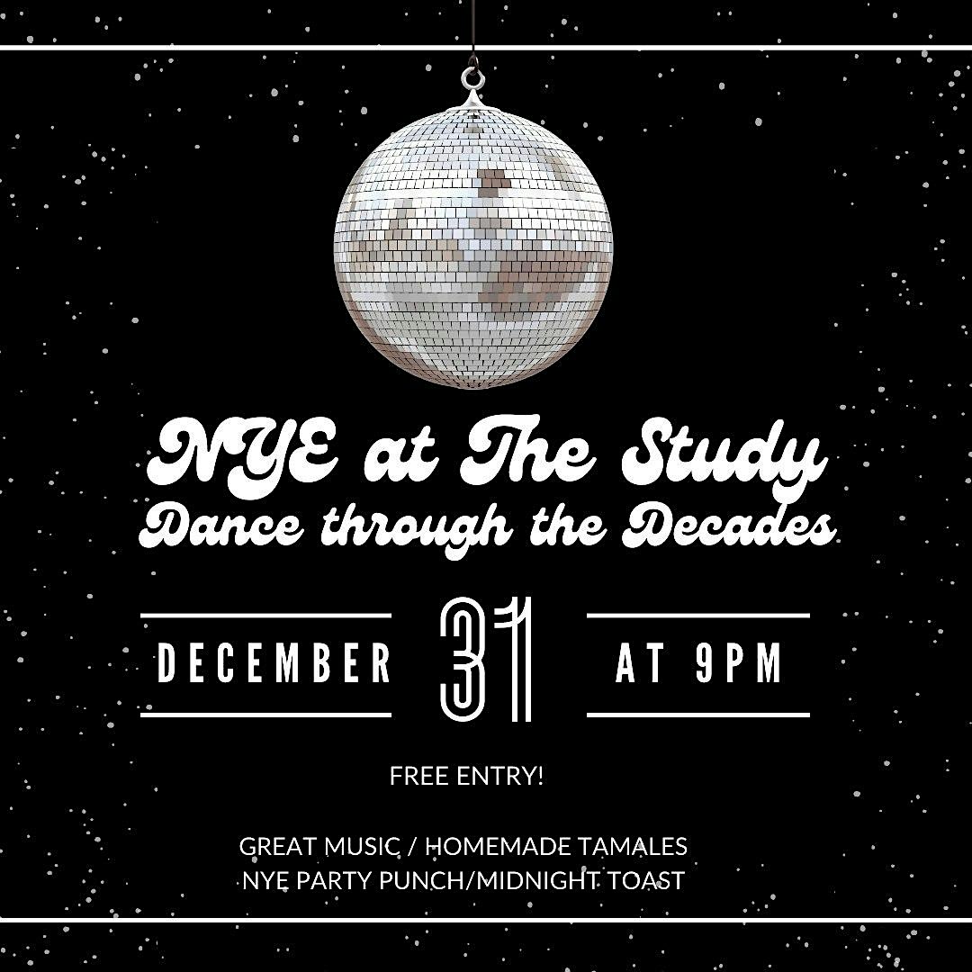 NYE Dance Through the Decades at The Study Wine Bar – Richmond, CA