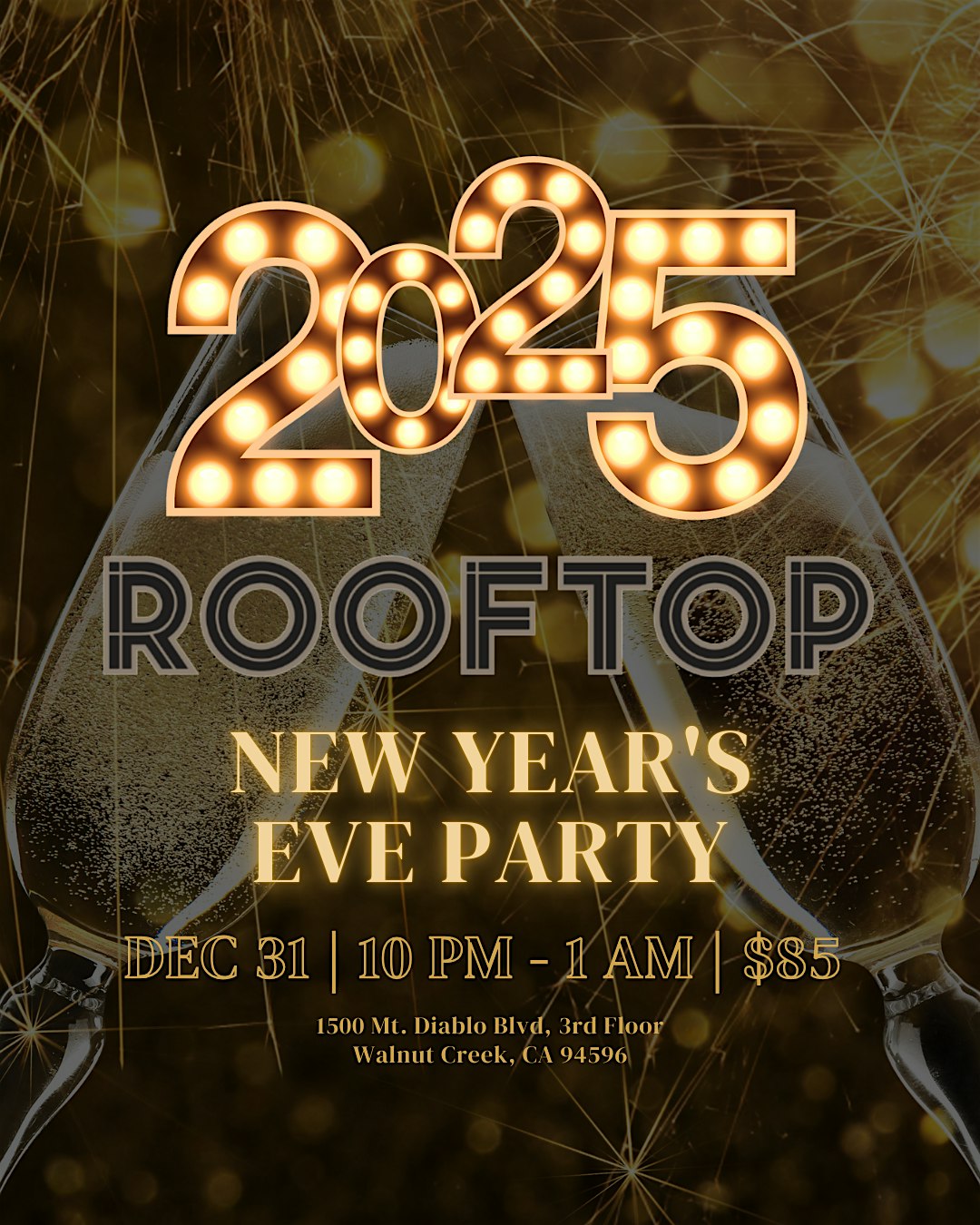 Walnut Creek’s Rooftop NYE Party – Walnut Creek, CA