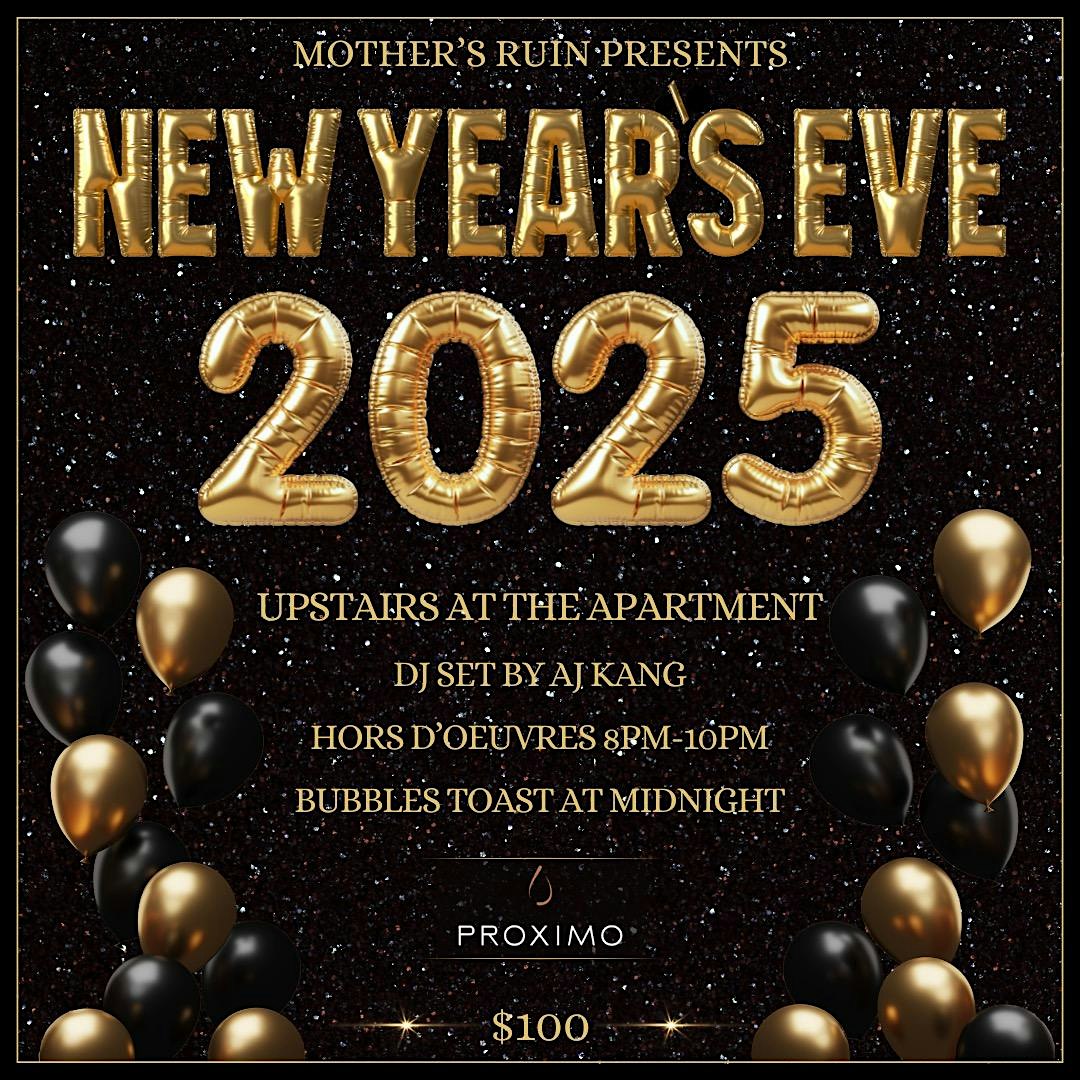 Mother’s Ruin Presents: 2025: A New Year’s Eve Dance Party – Nashville, TN