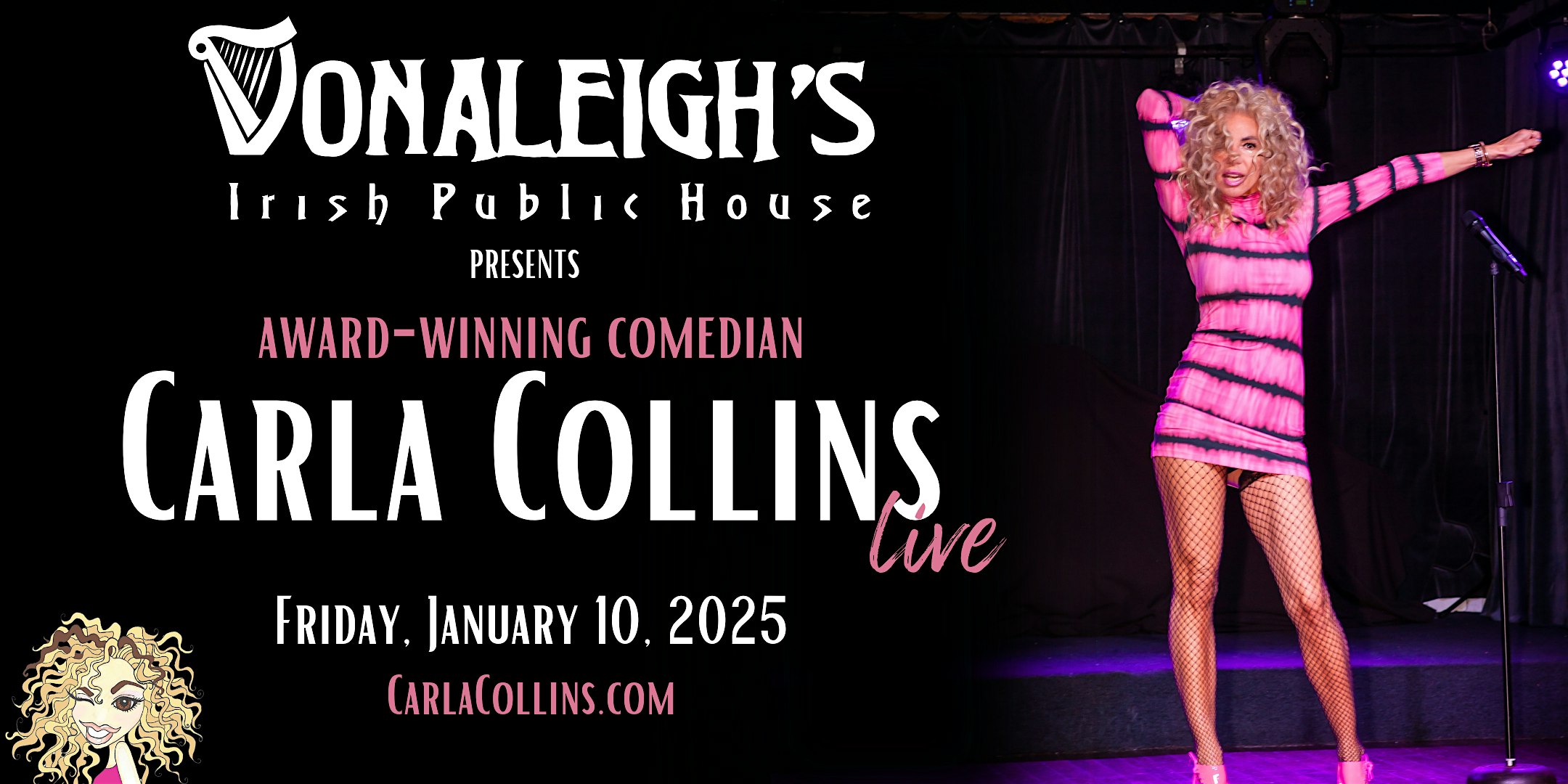 Carla Collins Live Stand-Up Comedy – Barrie, ON