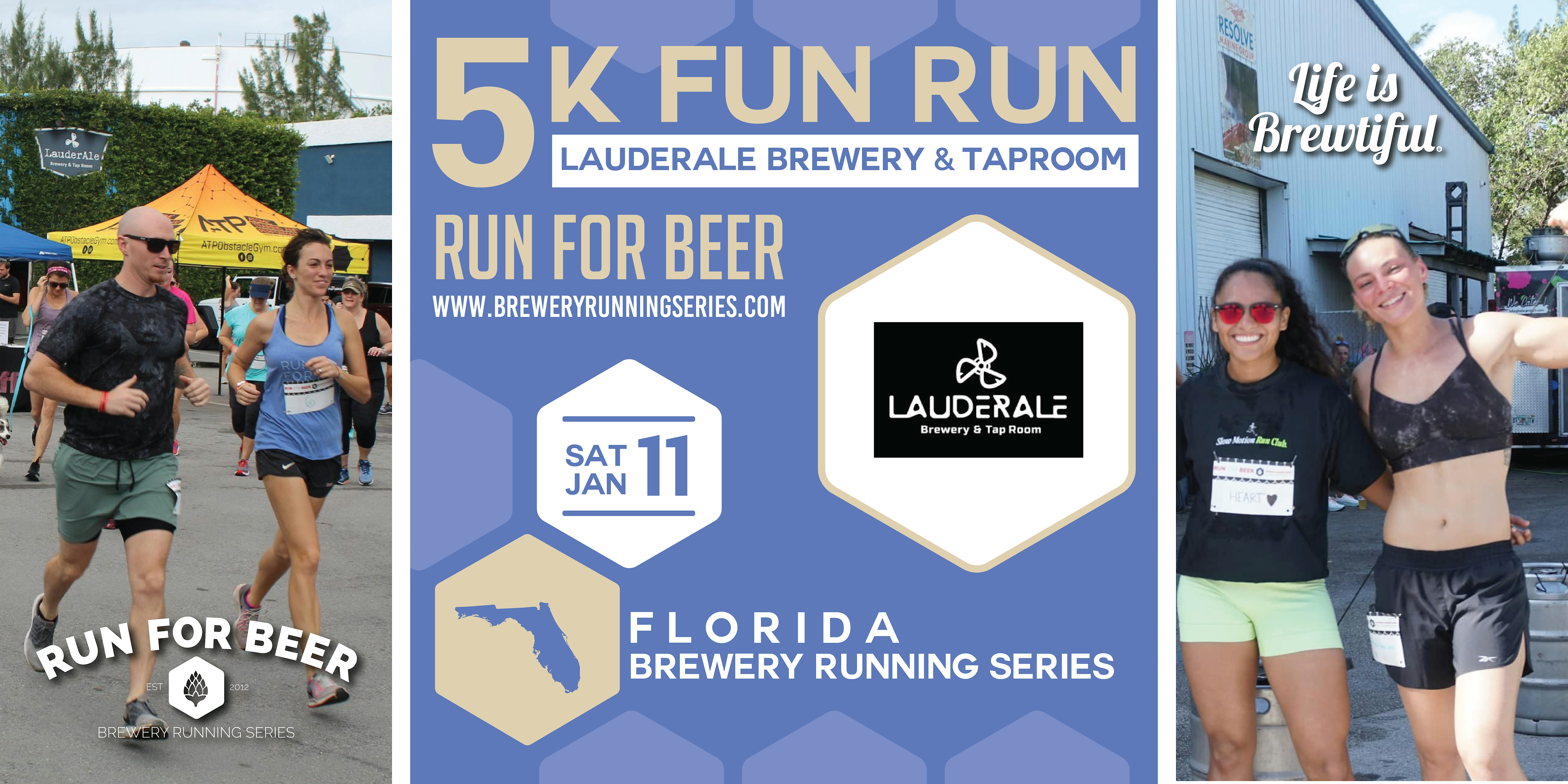 5k Beer Run x LauderAle | 2025 Florida Brewery Running Series – Fort Lauderdale, FL