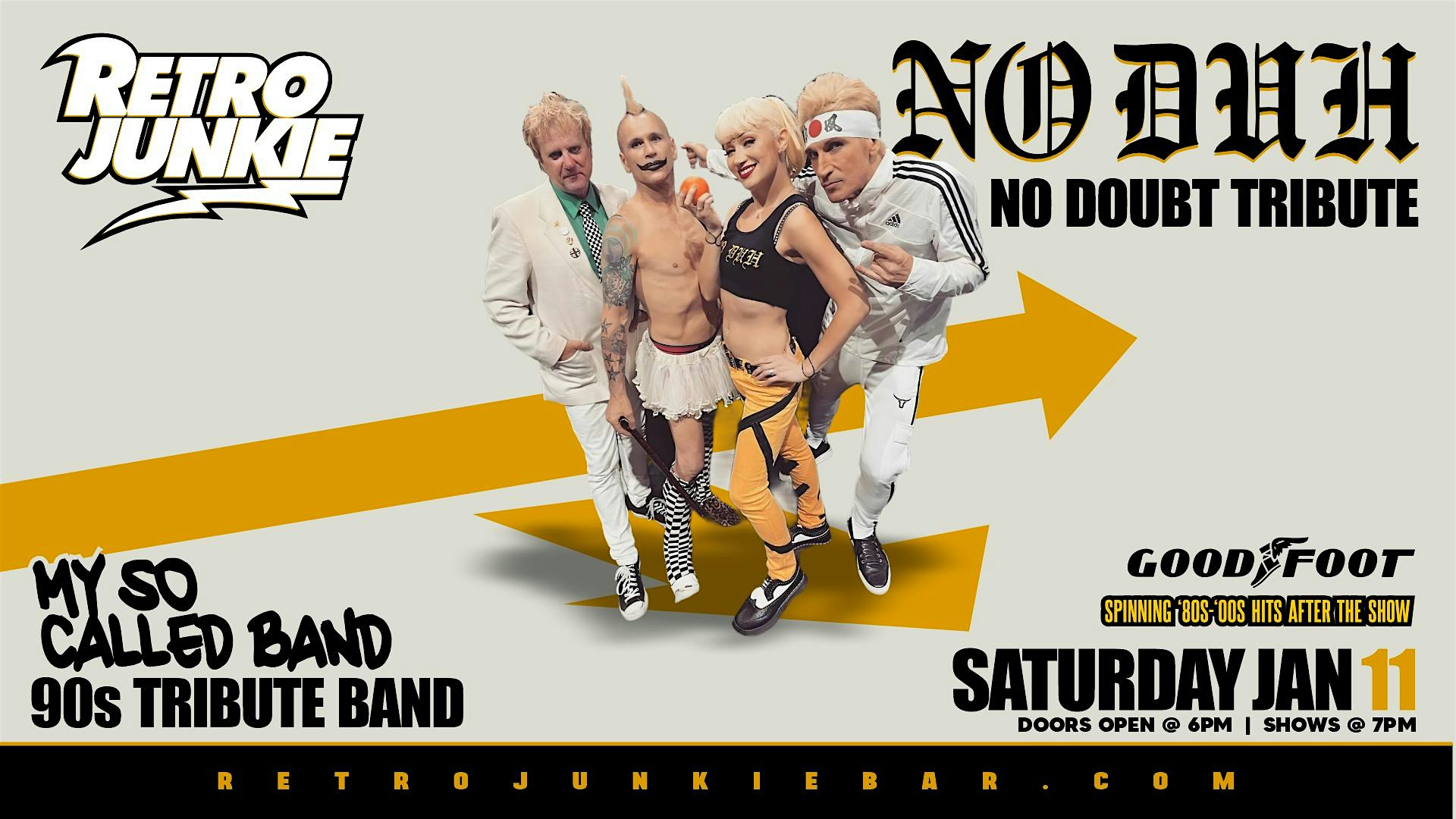 NO DUH (No Doubt Tribute) + MY SO-CALLED BAND (90s Hit Covers) – Walnut Creek, CA