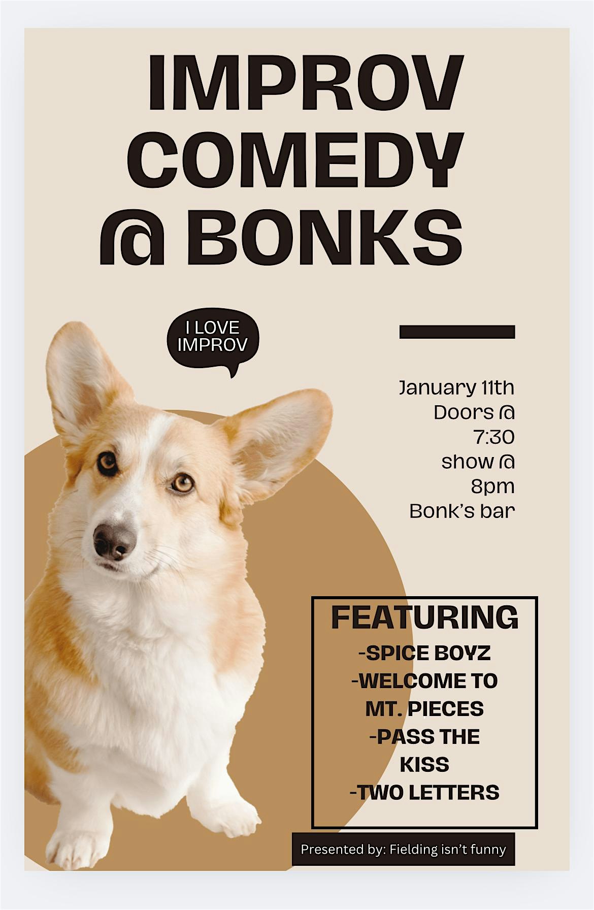 Improv Night @ Bonk’s – Philadelphia, PA