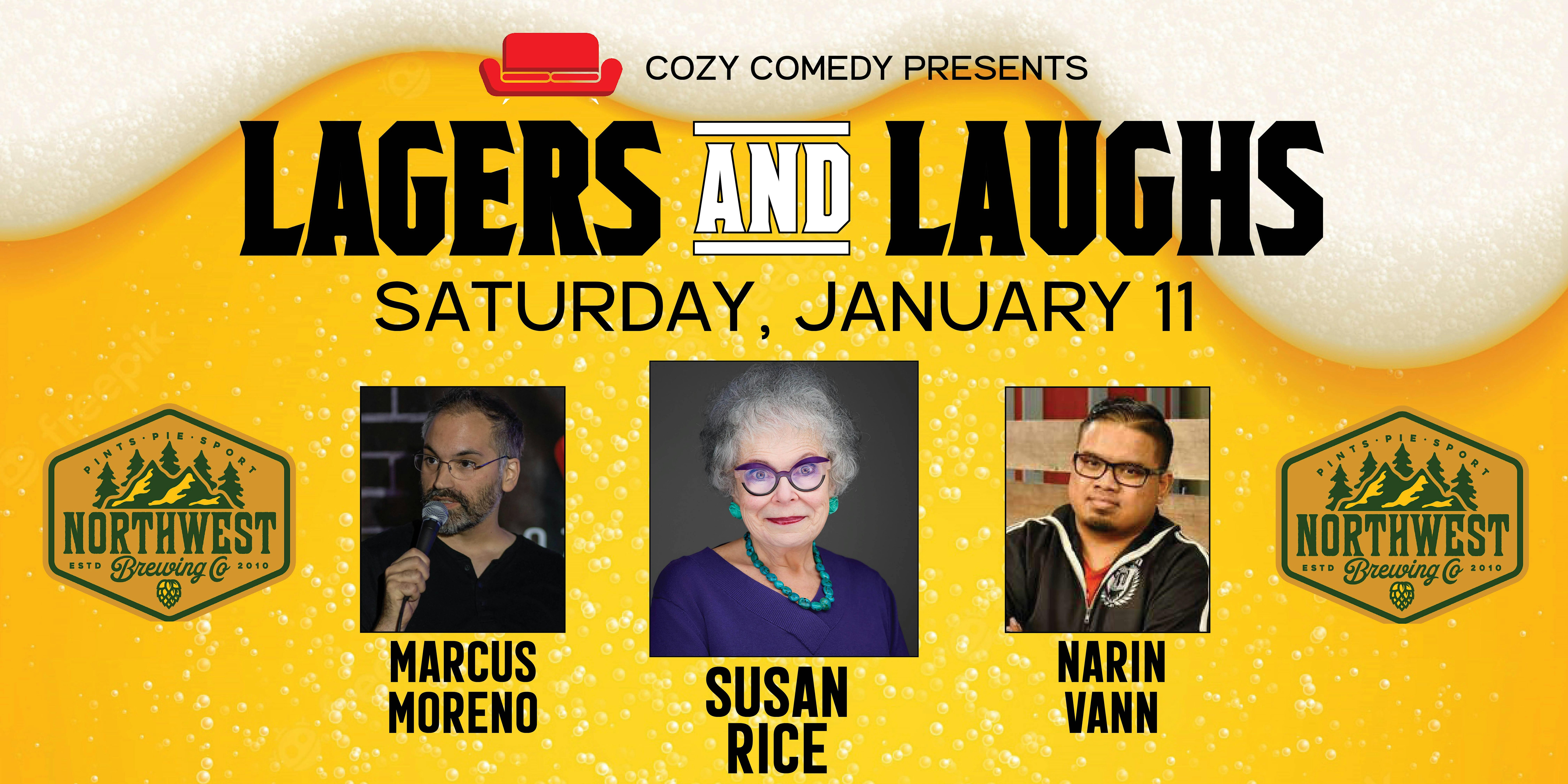 Comedy! Lagers & Laughs: Susan Rice! – Redmond, WA