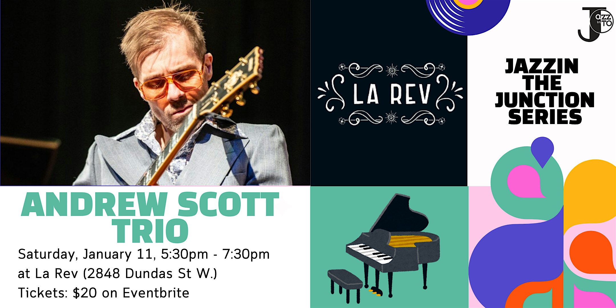 Andrew Scott Trio at La Rev – Toronto, ON