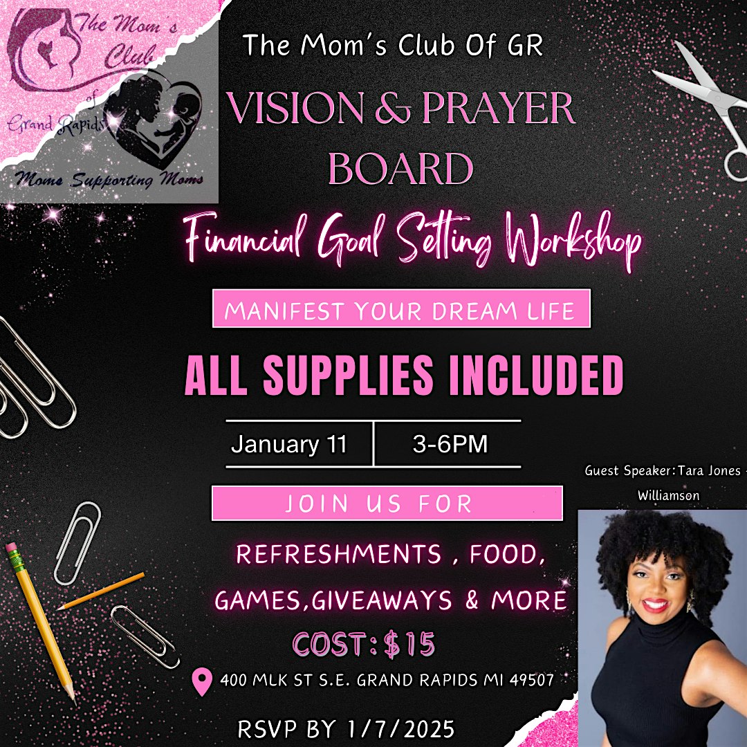 Vision & Prayer Board Party – Grand Rapids, MI