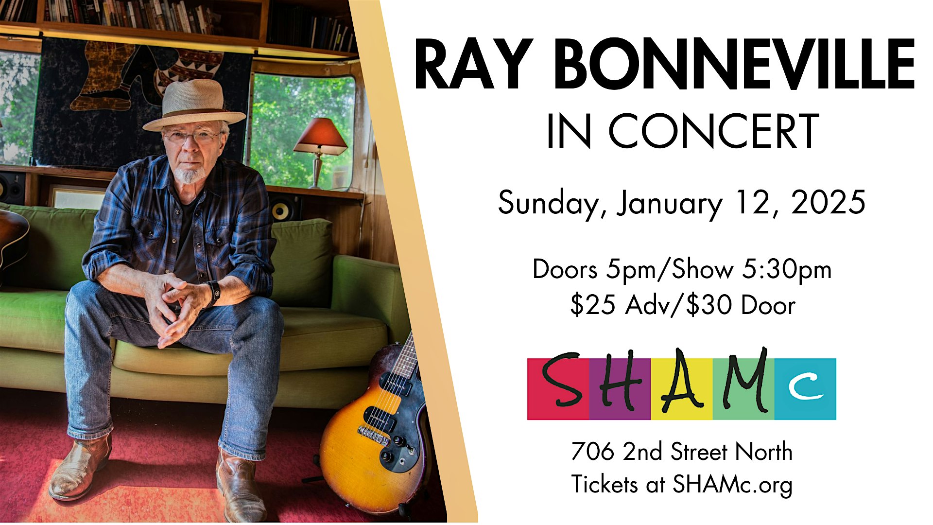 Ray Bonneville in Concert – Safety Harbor, FL