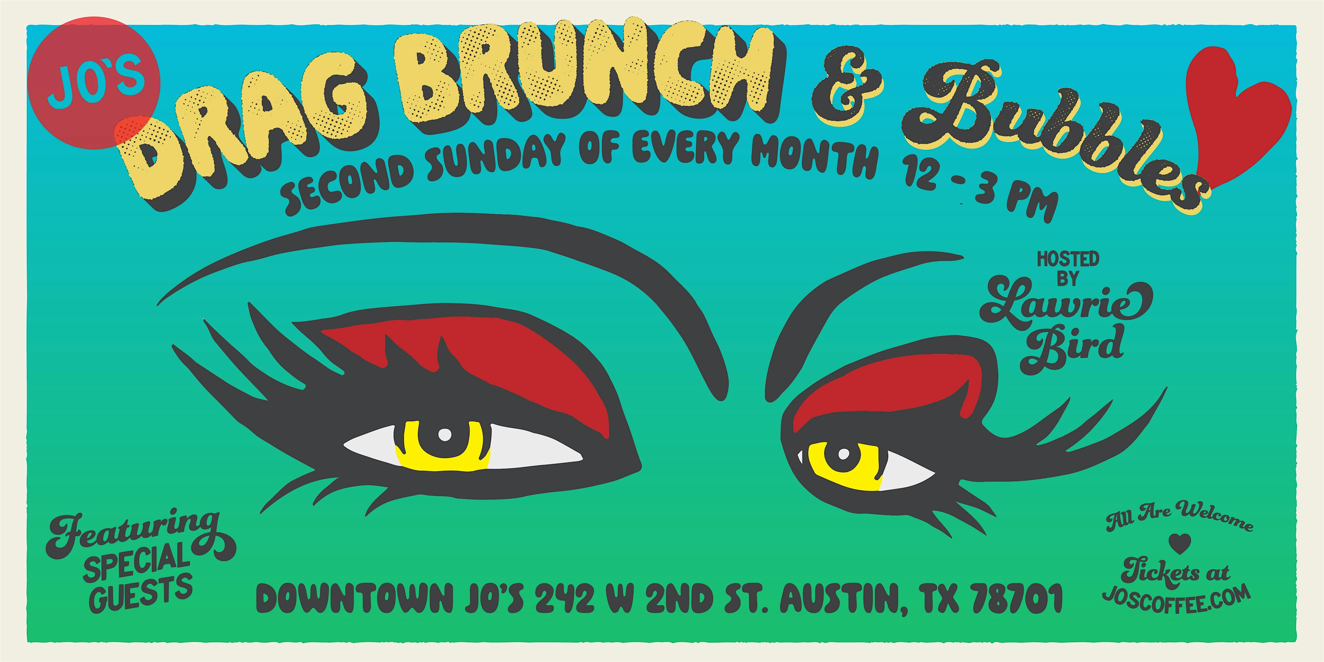 Drag Brunch & Bubbles (Downtown Jo’s) – Austin, TX