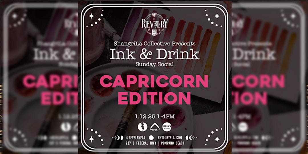 Ink + Drink Sunday Social – Pompano Beach, FL