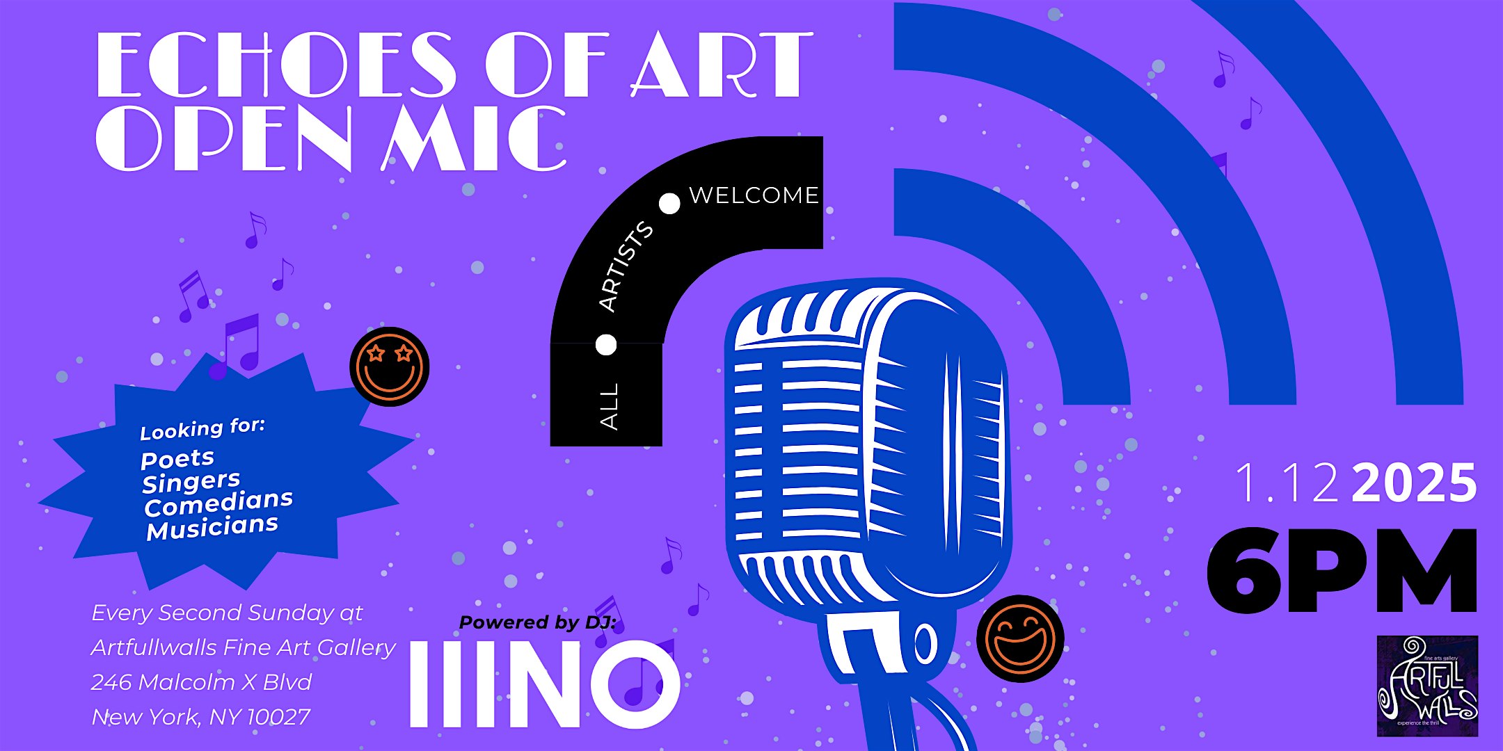 Echoes of Art: Open Mic Night – New York, NY