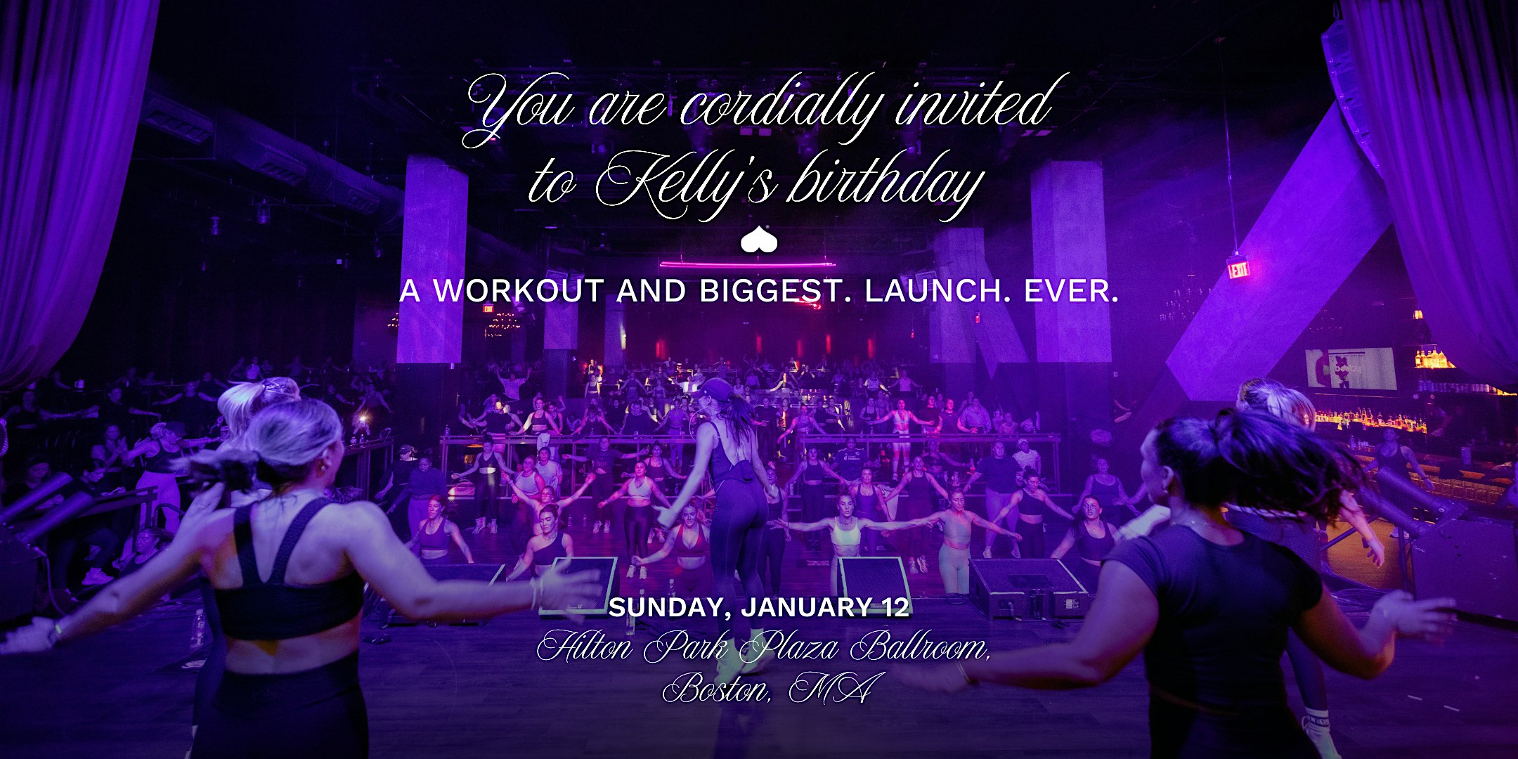 Kelly’s Birthday Workout & Launch at the Hilton Park Plaza – Boston, MA