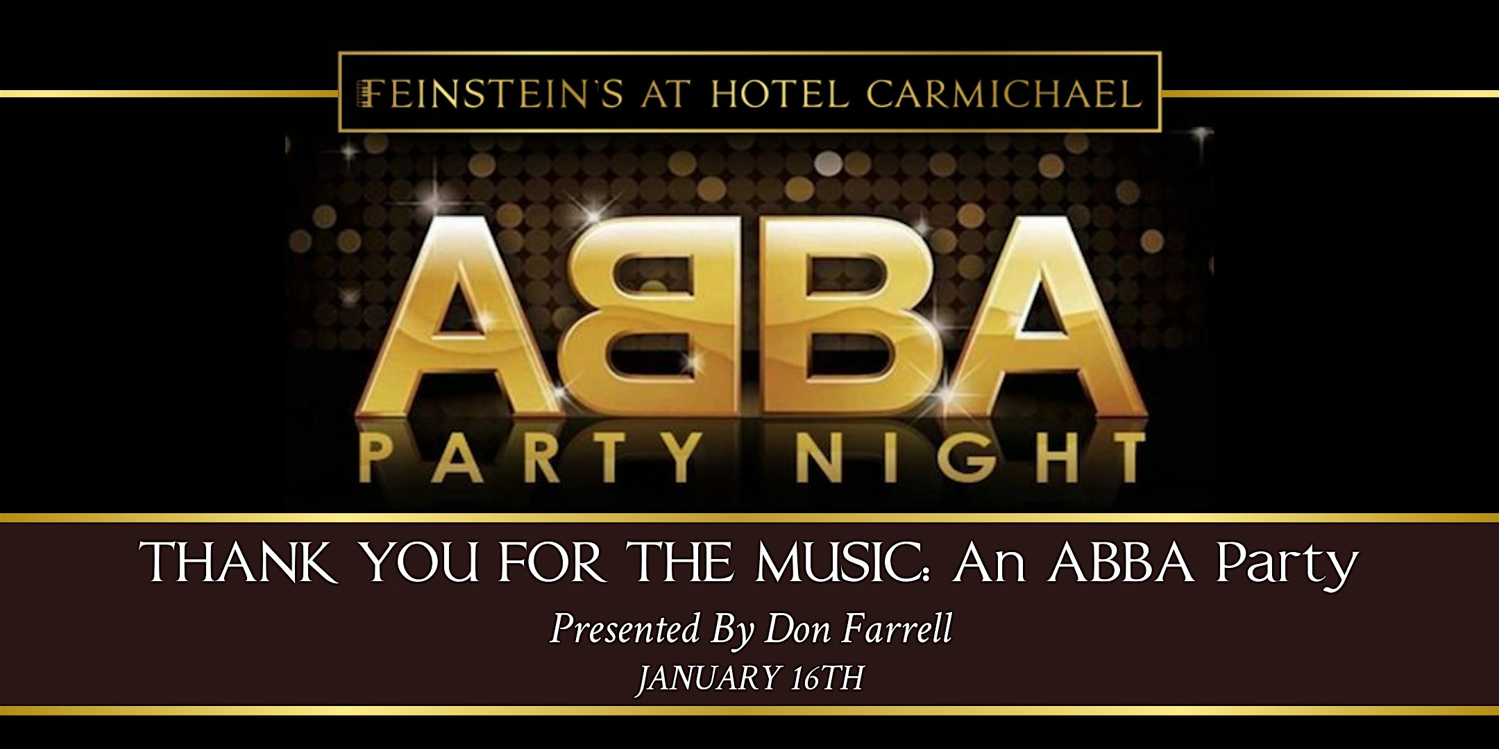 THANK YOU FOR THE MUSIC! An ABBA PARTY – Carmel, IN