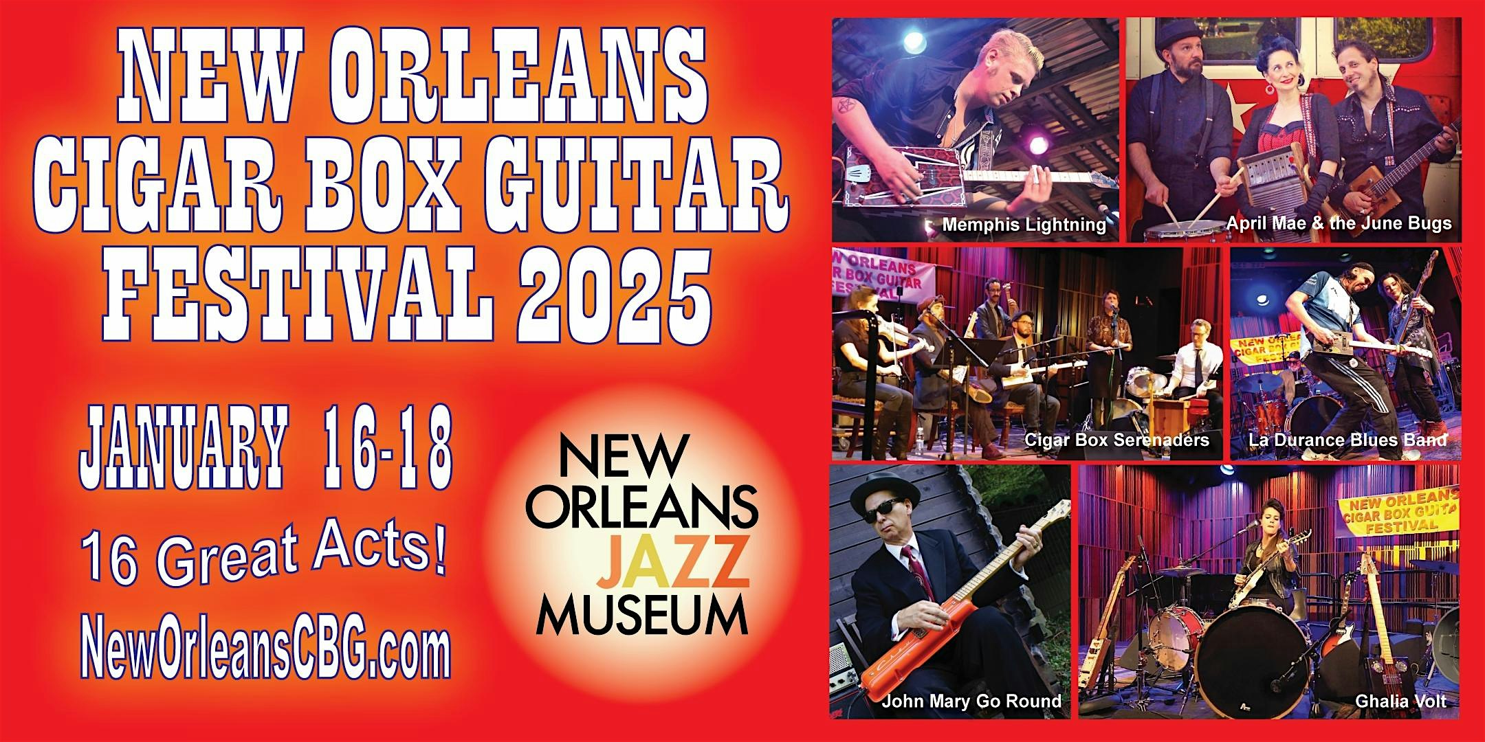 New Orleans Cigar Box Guitar Festival 2025 – New Orleans, LA