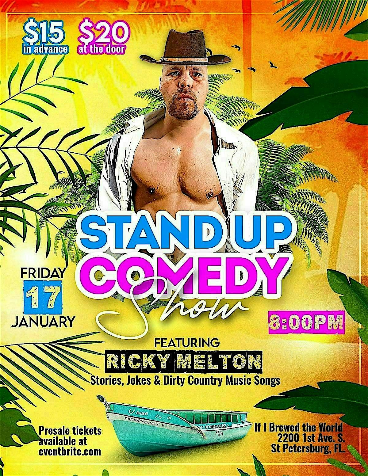 Ricky Melton: Stories, Jokes & Dirty Country Music Songs – St. Petersburg, FL