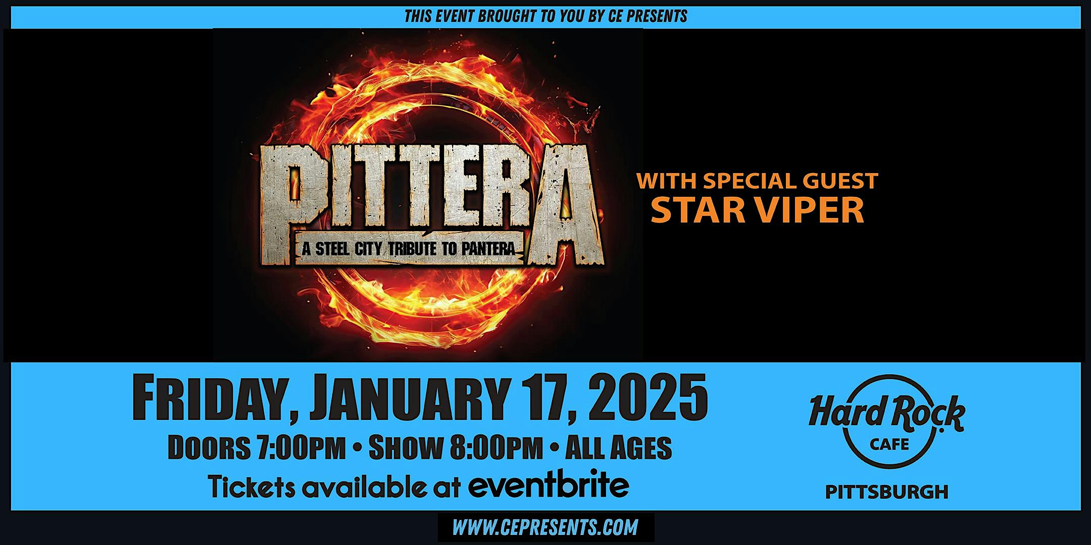 PitterA – A Steel City Tribute to Pantera – Pittsburgh, PA