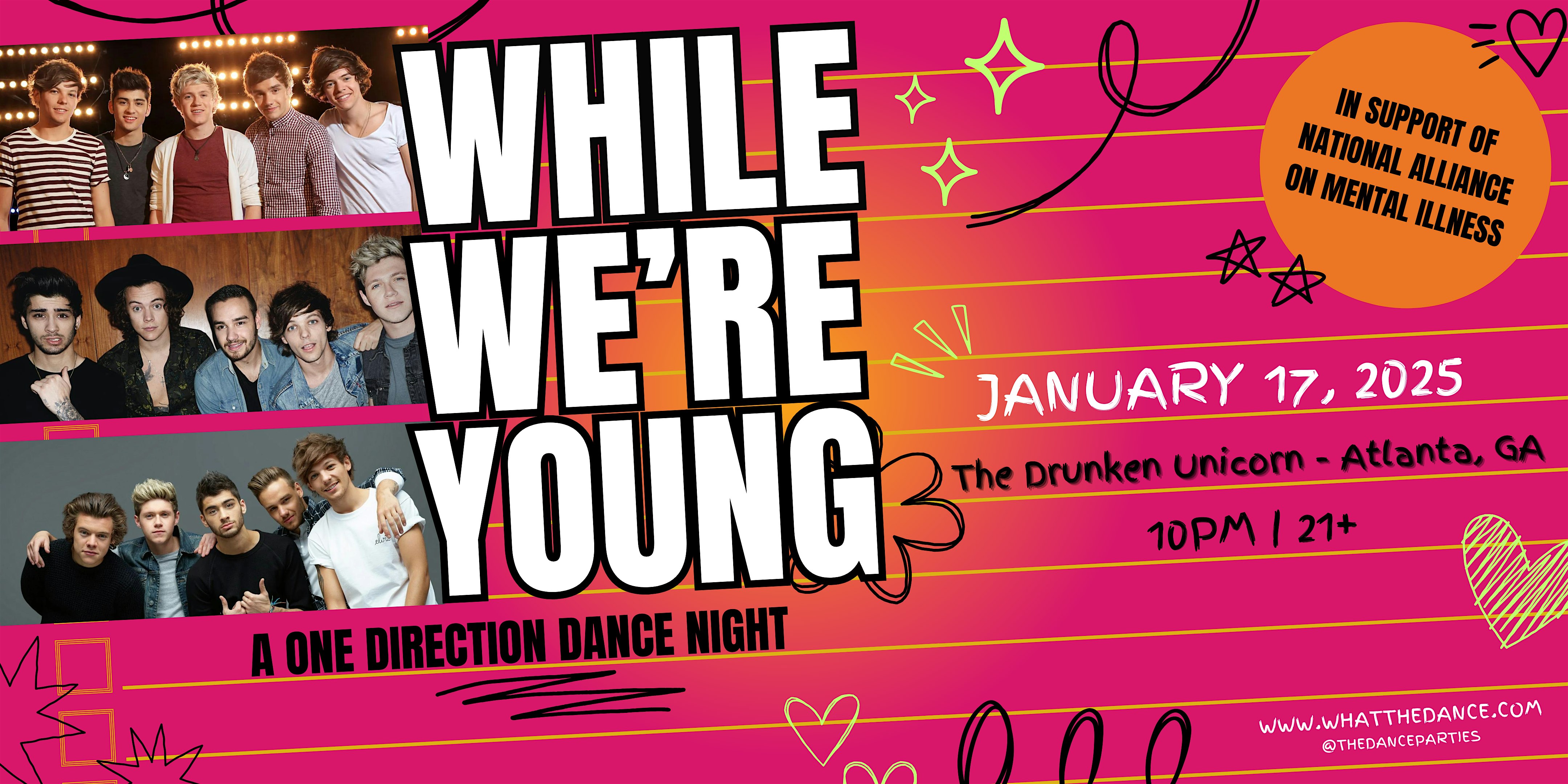 WHILE WE’RE YOUNG: A One Direction Dance Night – ATLANTA (21+) – Atlanta, GA