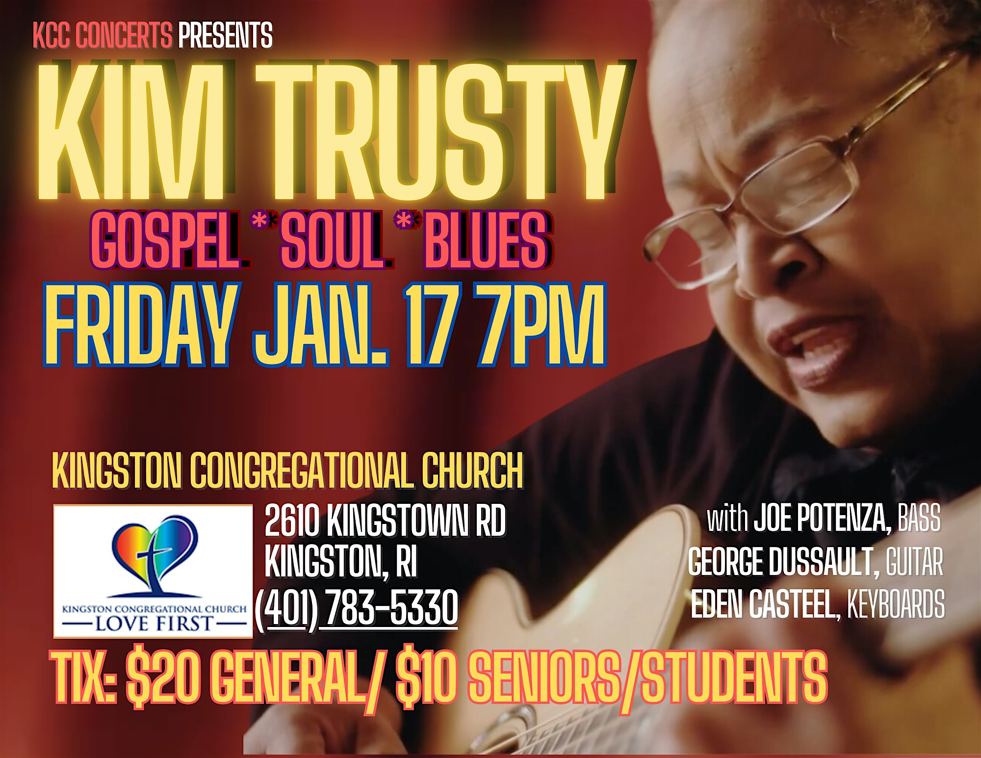 Kim Trusty: Gospel, Soul, and Blues – South Kingstown, RI