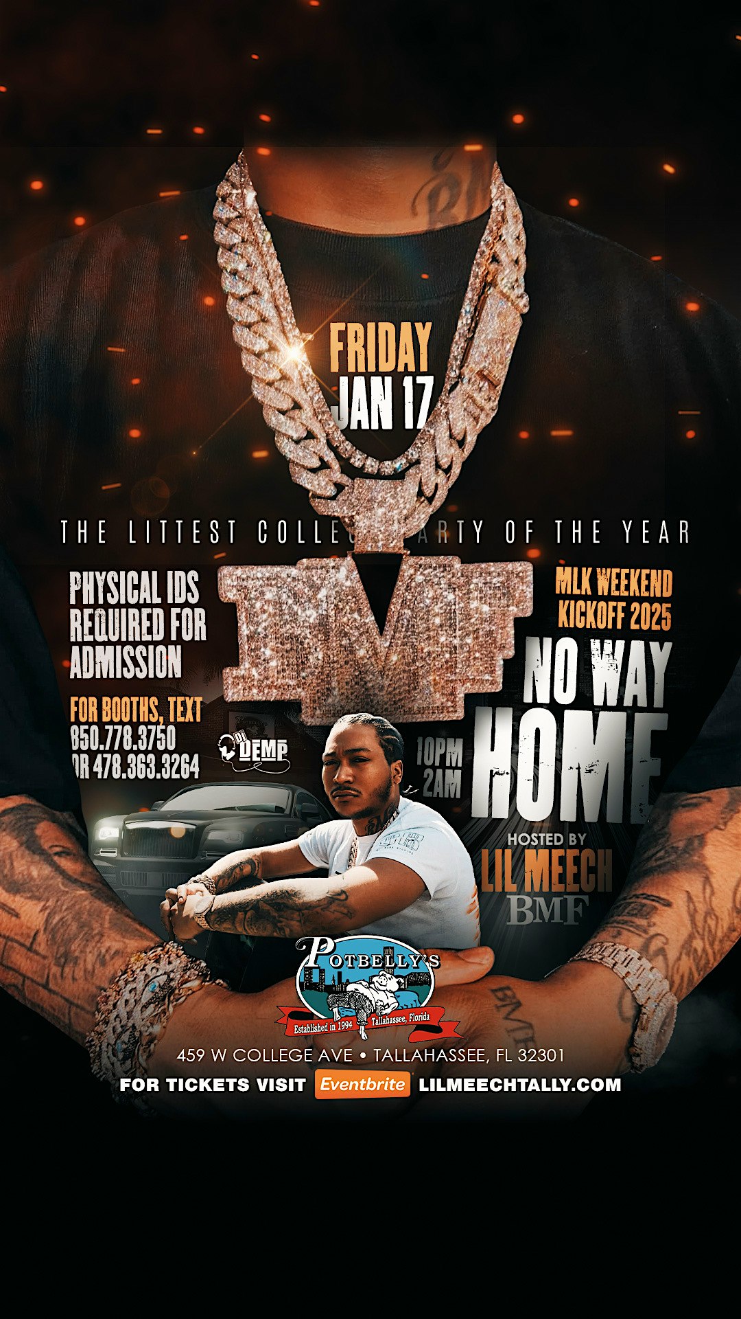 MLK WEEKEND KICKOFF “FAREWELL TIKTOK” | HOSTED BY LIL MEECH (BMF) – Tallahassee, FL