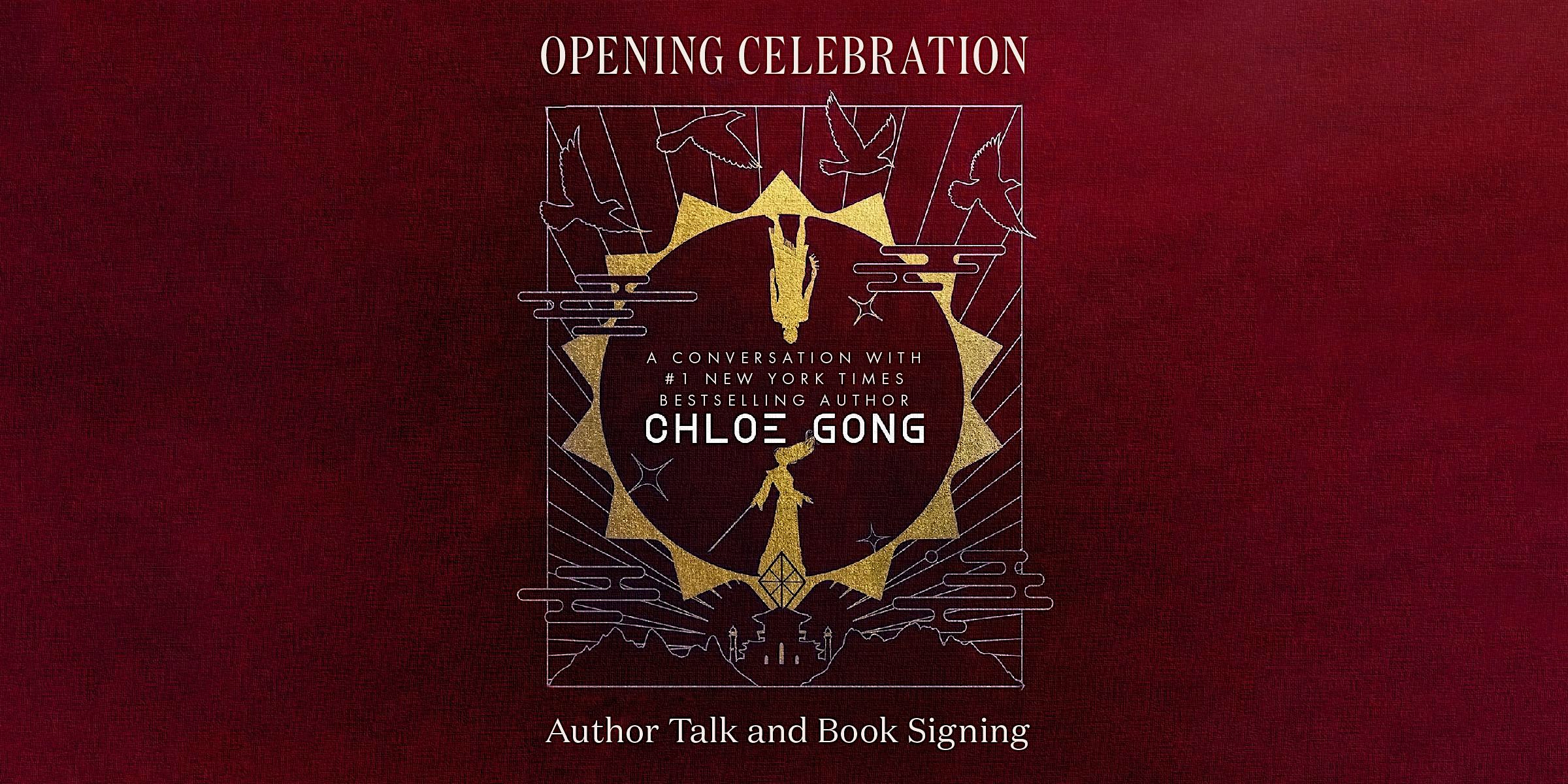 Opening Celebration with Chloe Gong – cambridge, MA