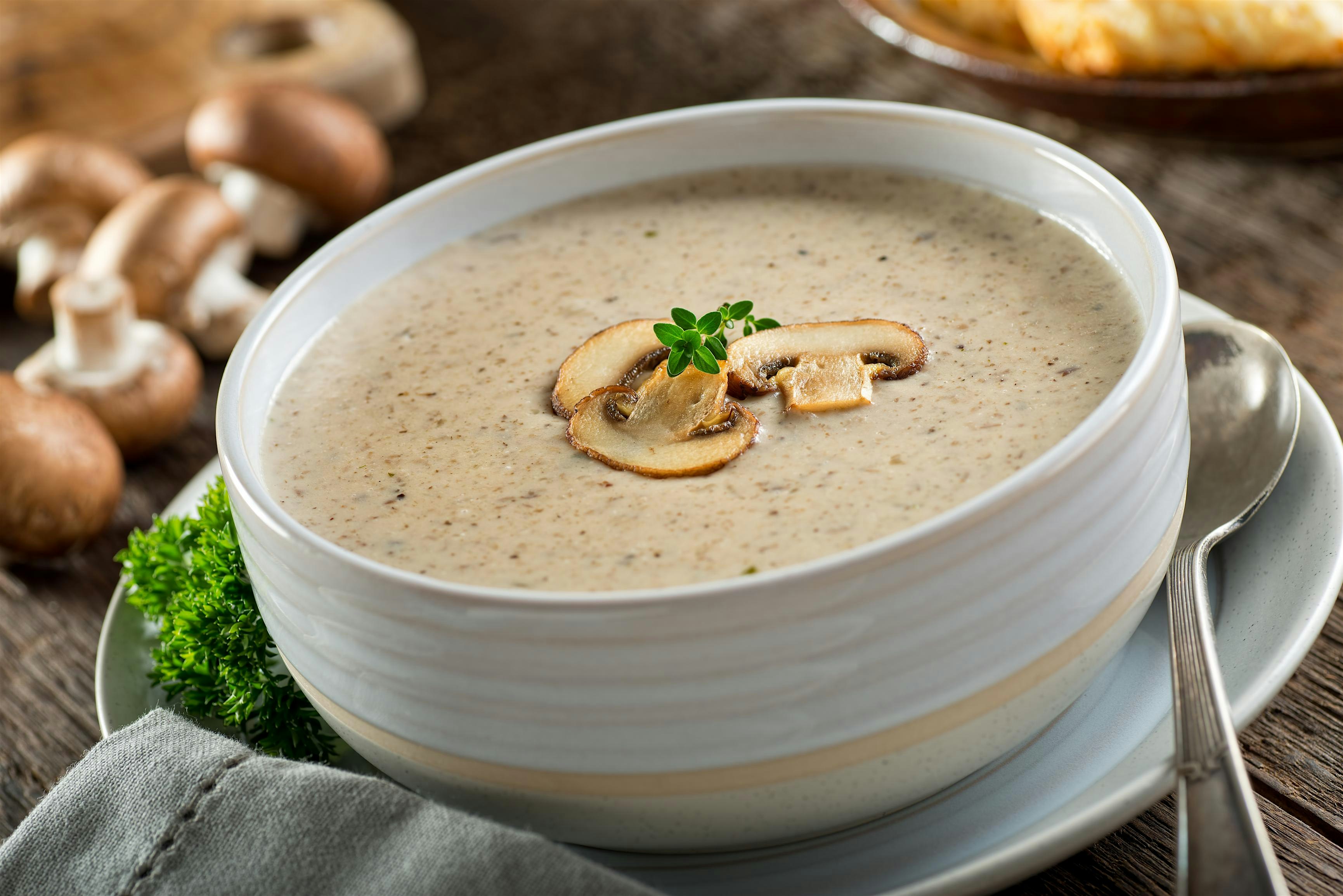 Lunch ‘n’ Learn: Cream of Mushroom Soup – Lebanon, NH